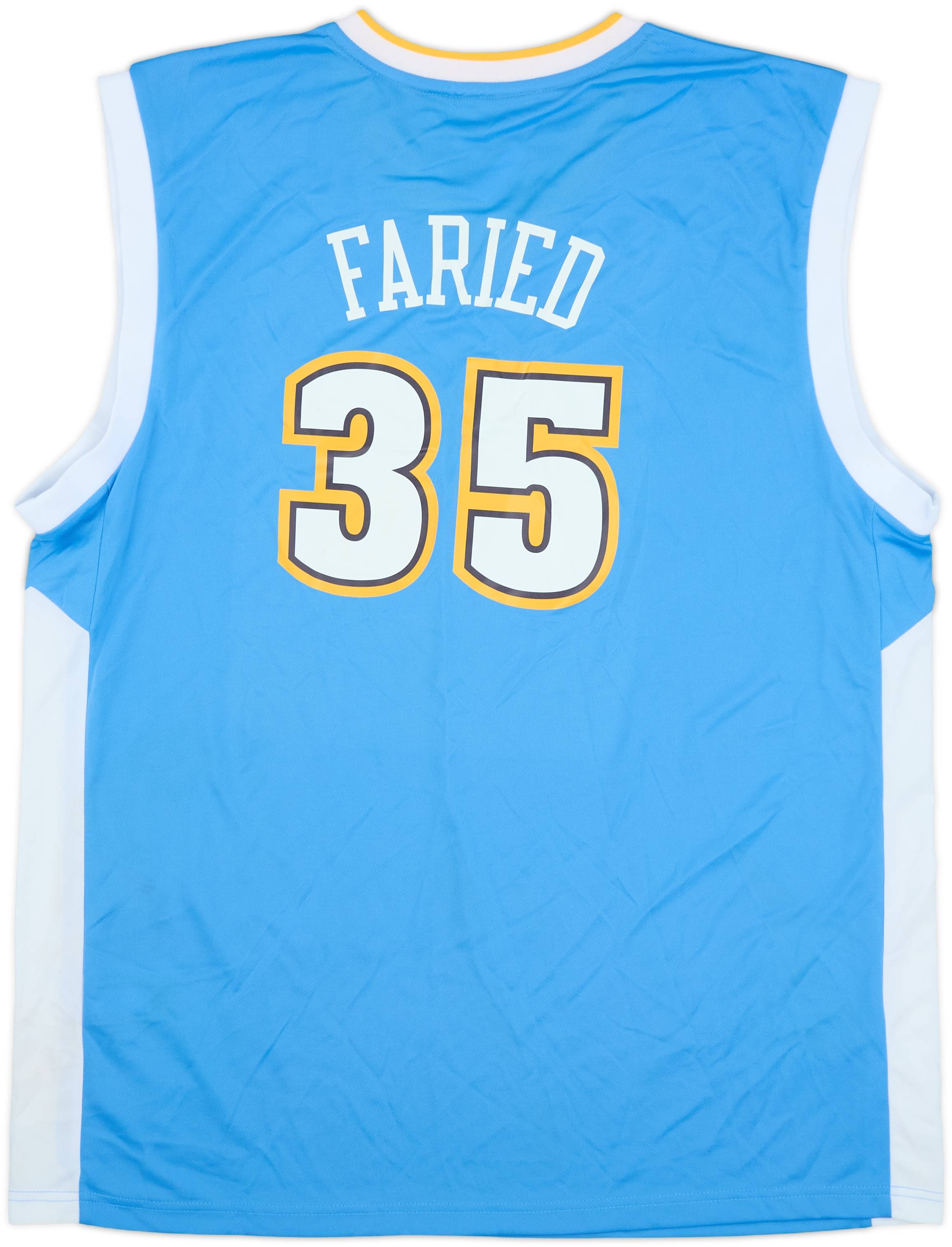2011-14 Denver Nuggets Faried #35 adidas Away Jersey (XL)