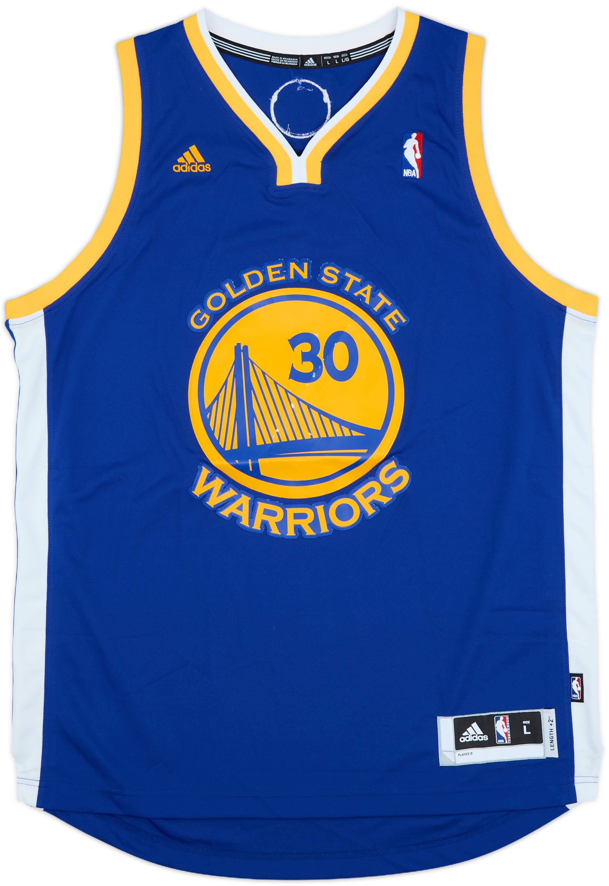 2010-14 Golden State Warriors Curry #30 adidas Swingman Away