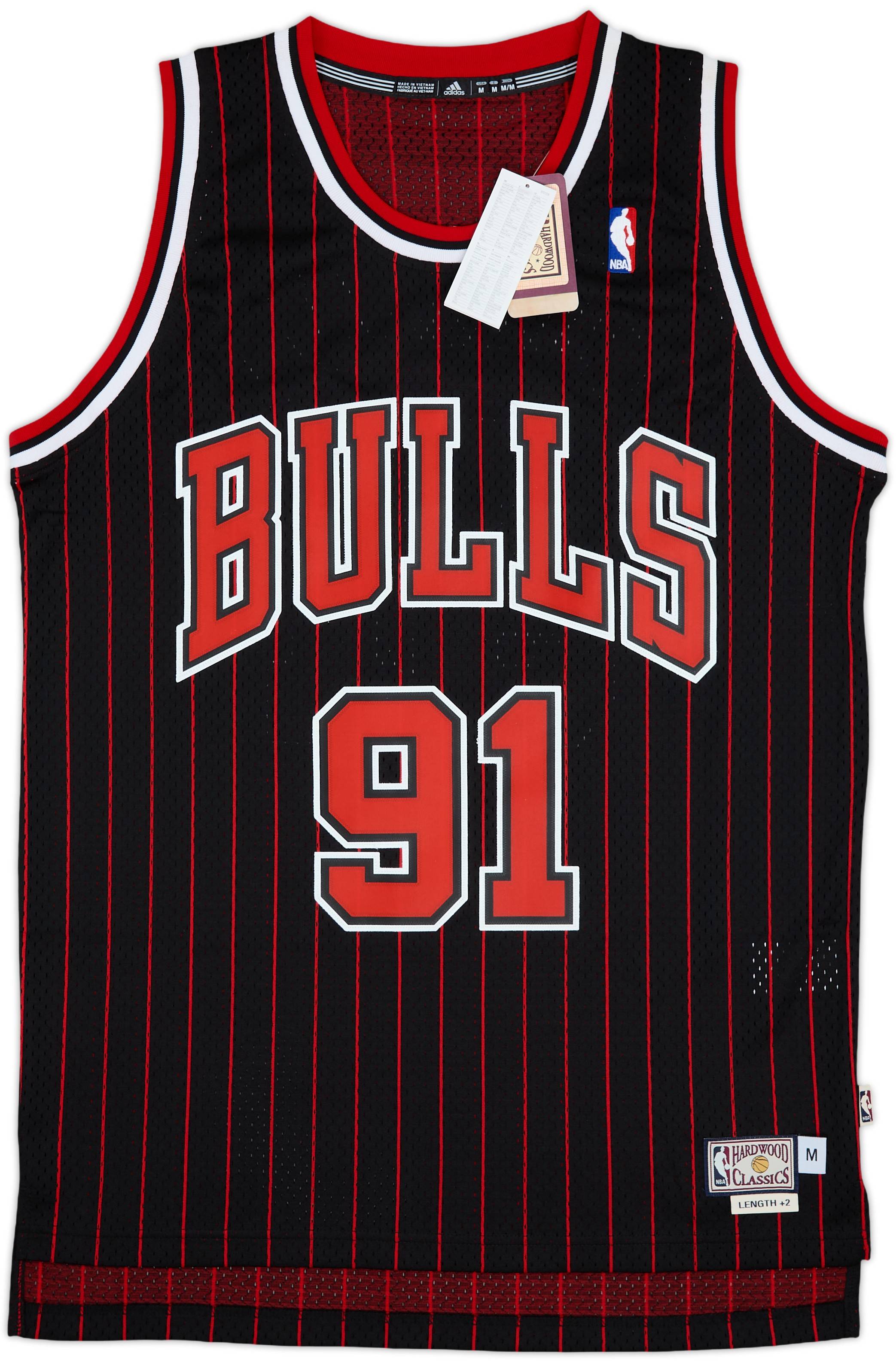 Adidas Dennis Rodman 91 NBA Bulls Jersey Size S | eBay
