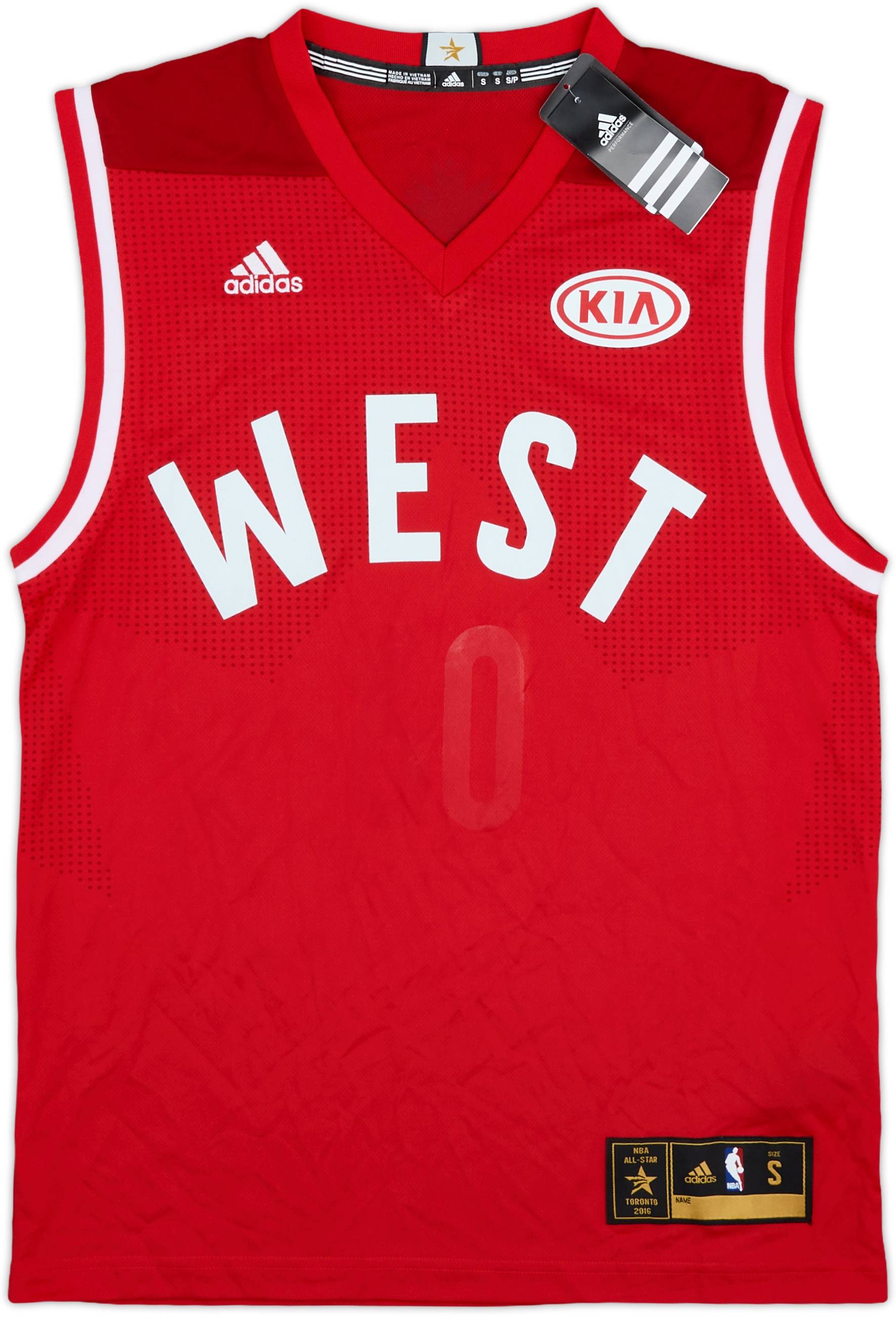 気質アップ 2016 NBA All-Star Team West adidas Jersey (S) ウェア