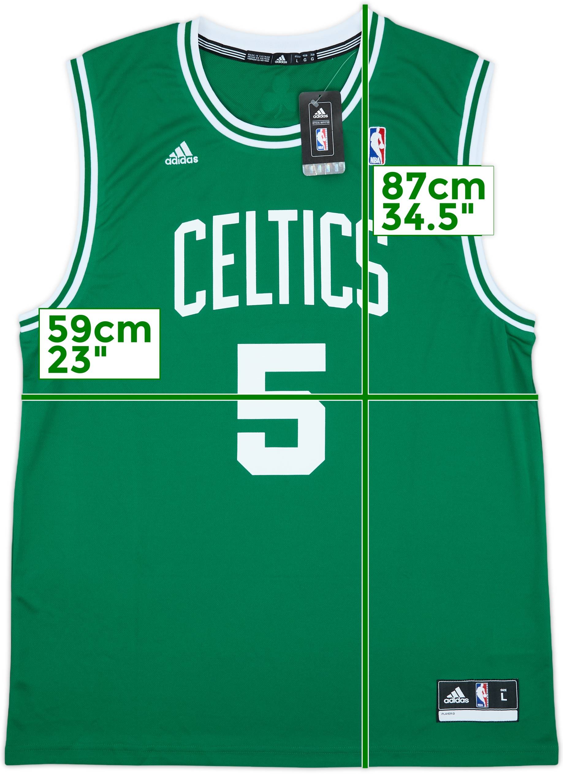 Boston Celtics Adidas Kevin Garnett # 5 Green Black Swingman
