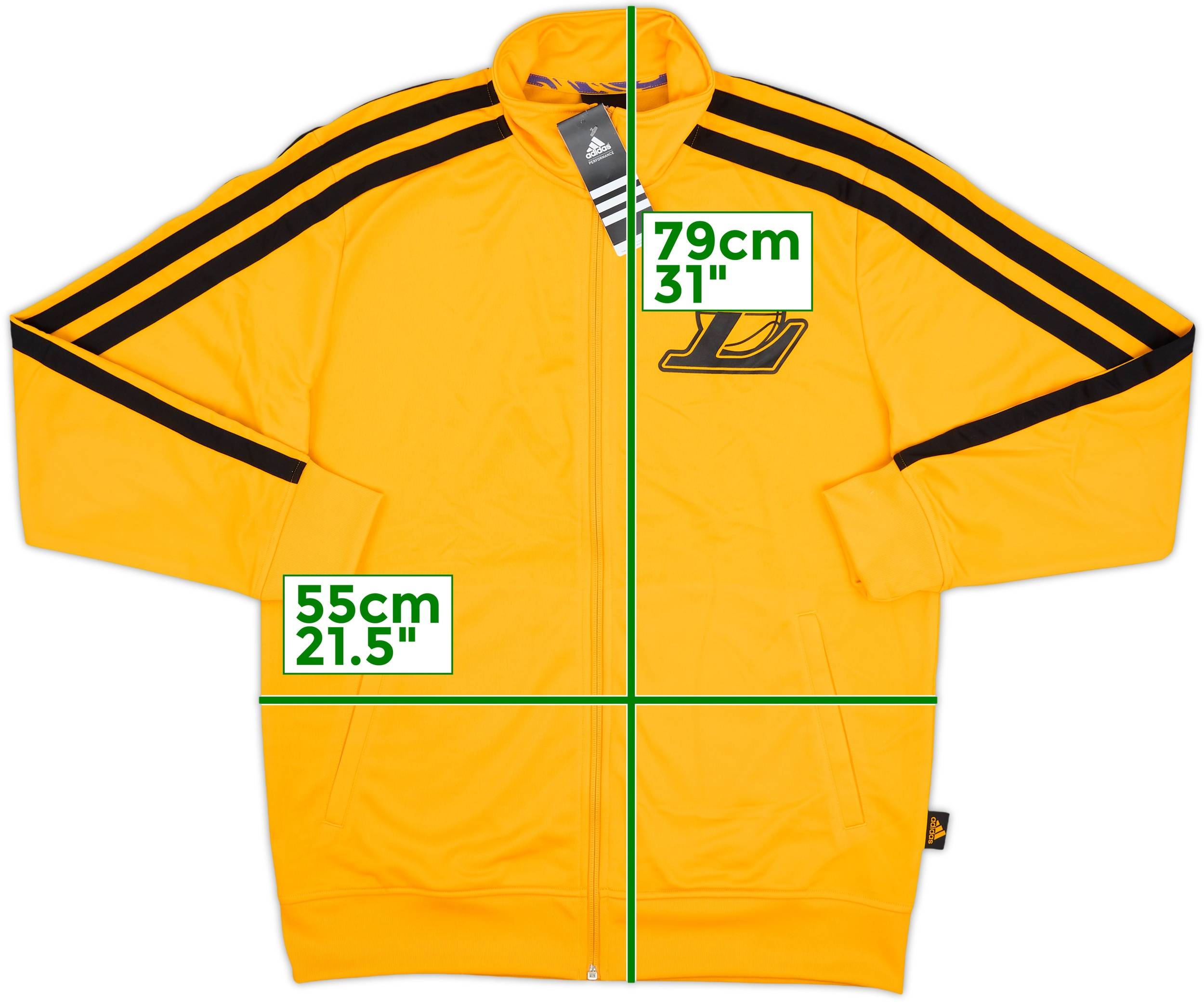 2012-13 LA Lakers adidas Track Jacket (L)