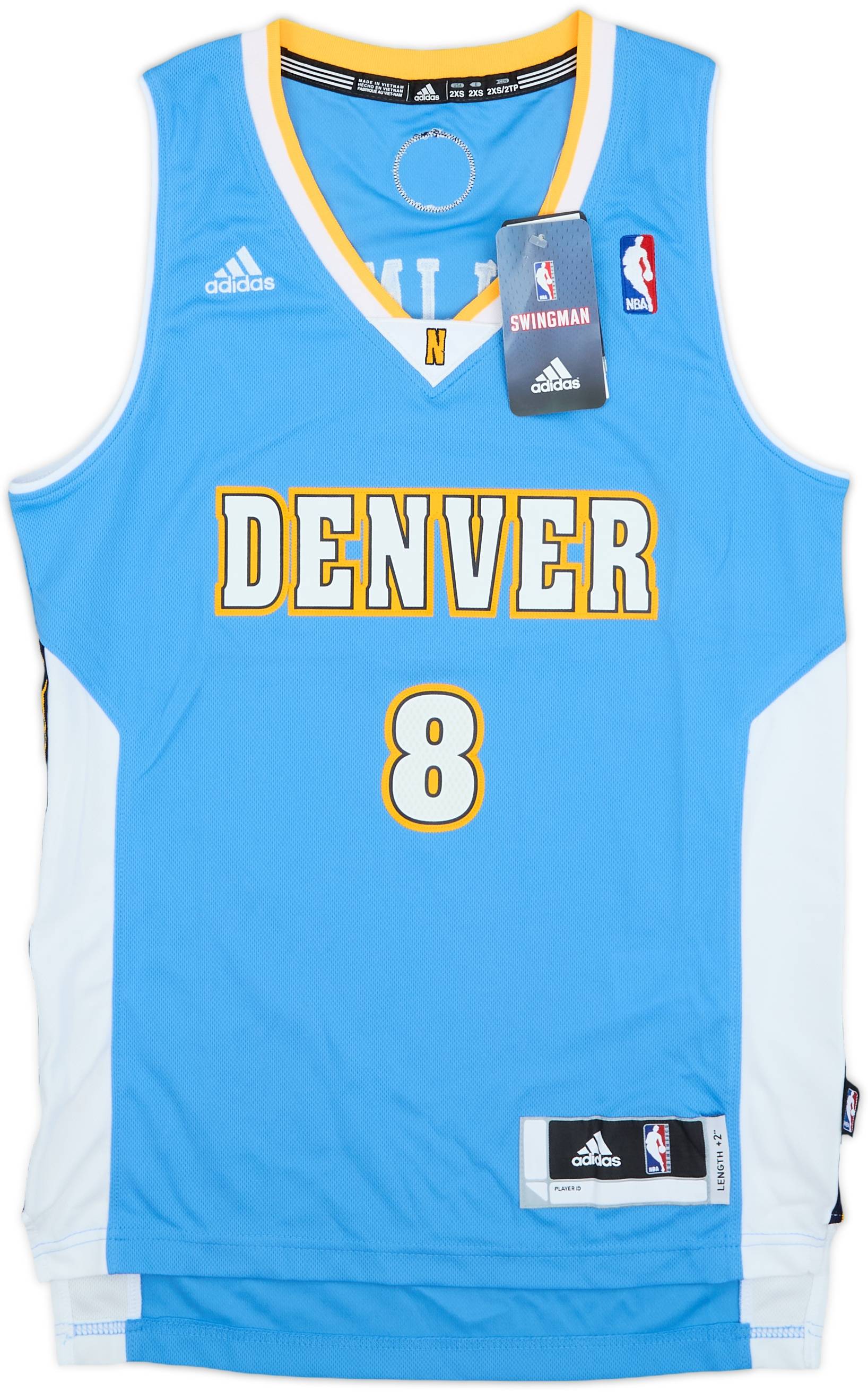 DENVER バスケットボールユニフォーム 15番 NBA game shirt NIKE team DENVER 15 CARMELO ANTHONY