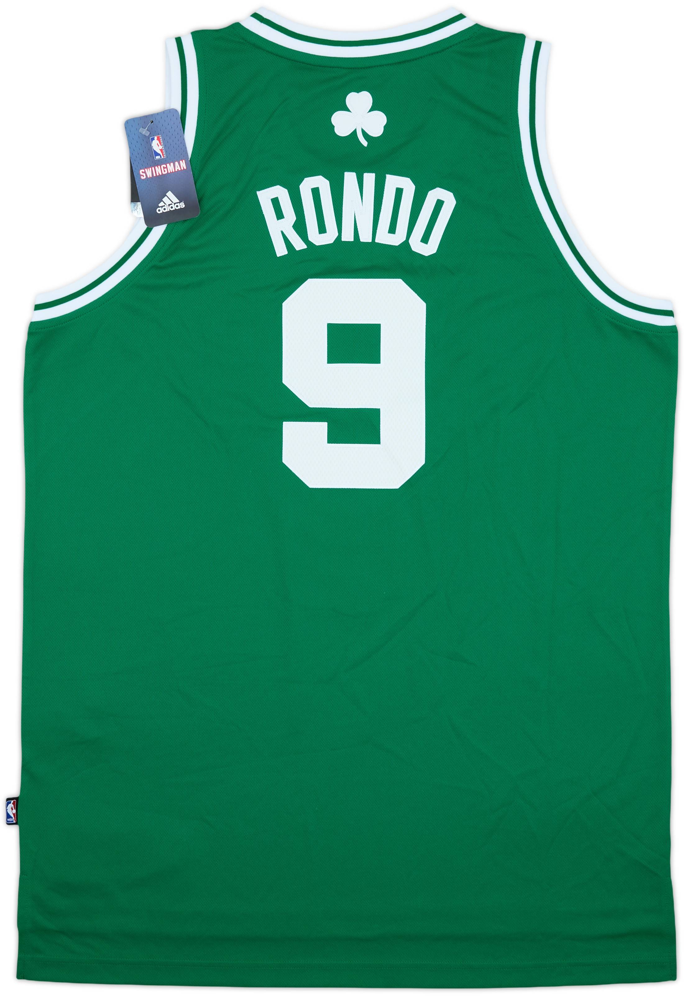 2010-14 Boston Celtics Rondo #9 adidas Swingman Away Jersey (L)