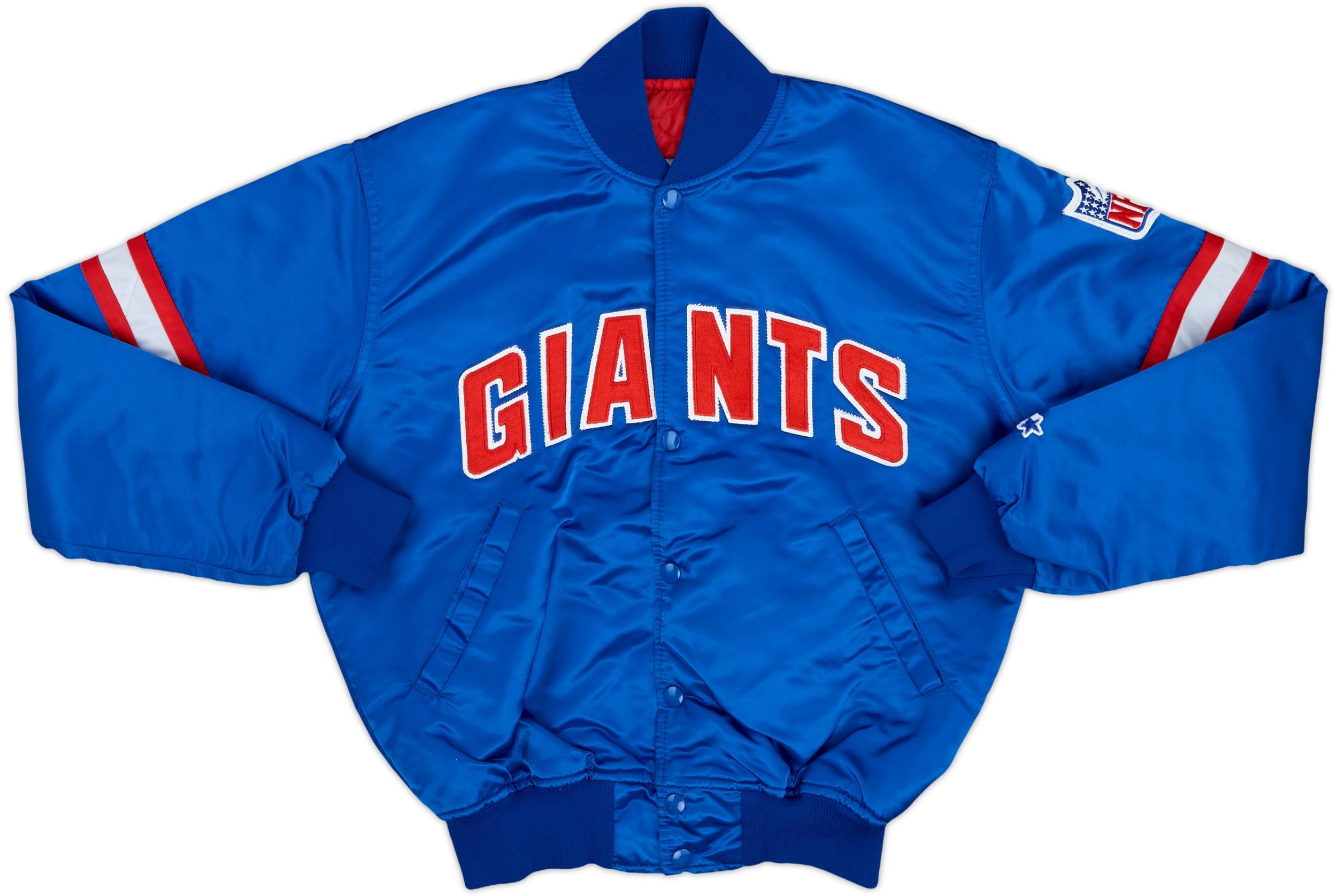 1980s New York Giants Starter Satin Varsity Jacket - 8/10 - (S)