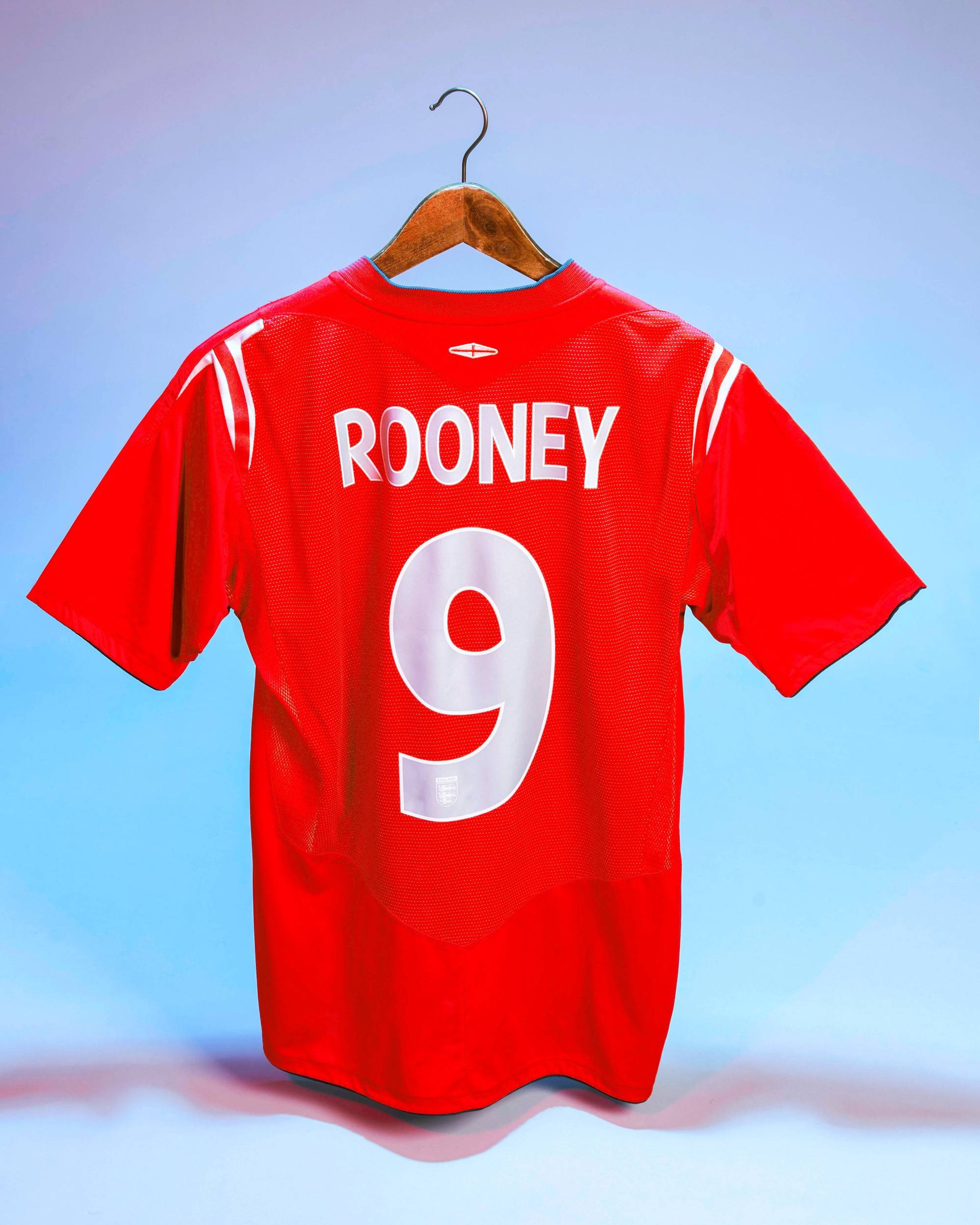 2004-06 England Away Shirt Rooney #9
