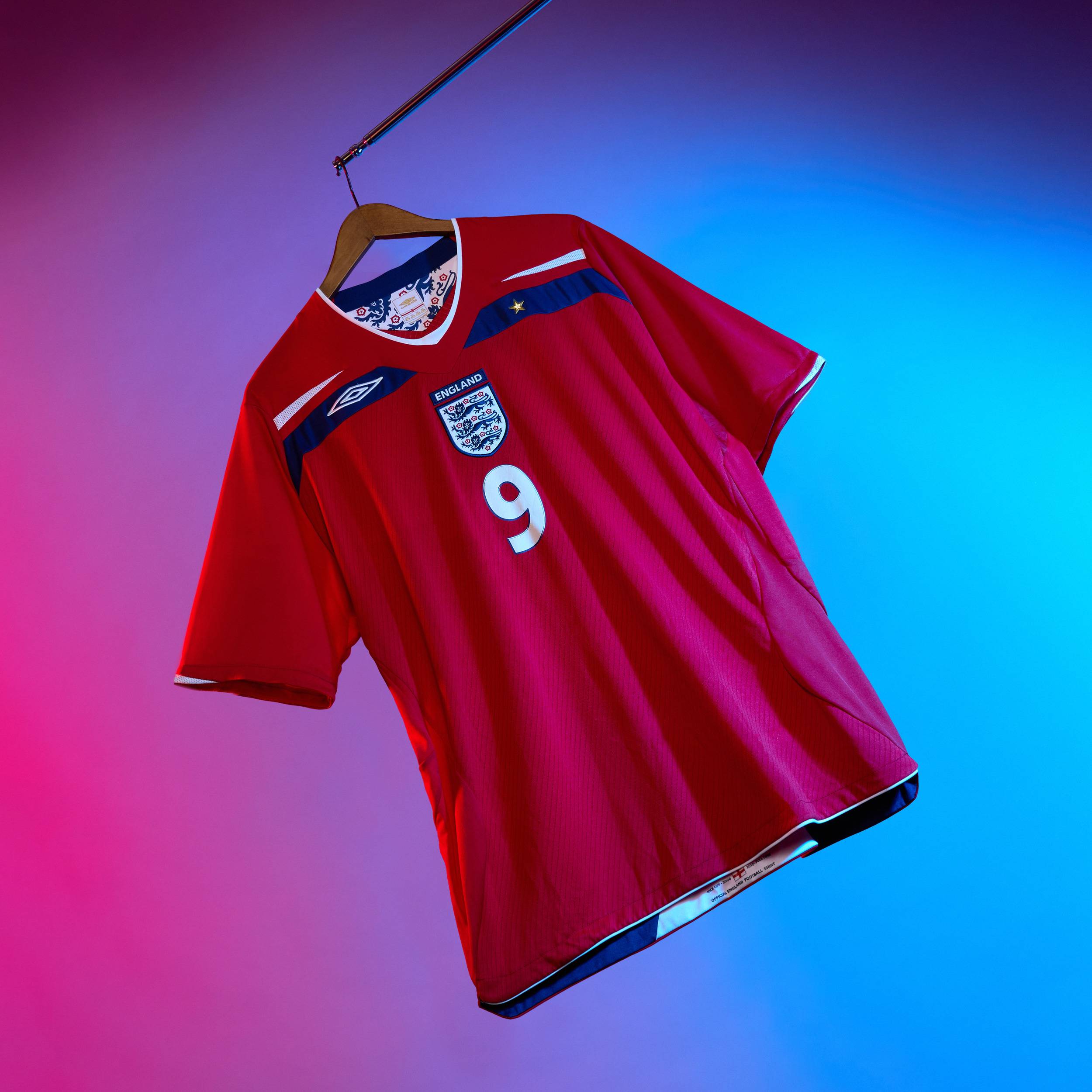 2008-10 England Away Shirt Rooney #9