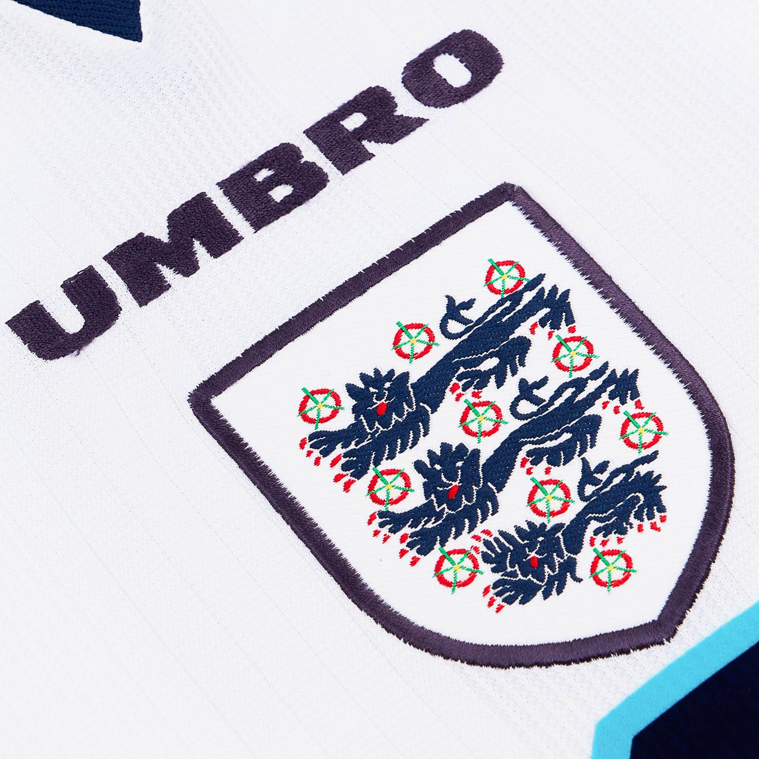 【正規選手支給品1995 England  L/S Pearce #3】 1995-97 England Home Shirt Pearce #3 - 7/10 - (L)