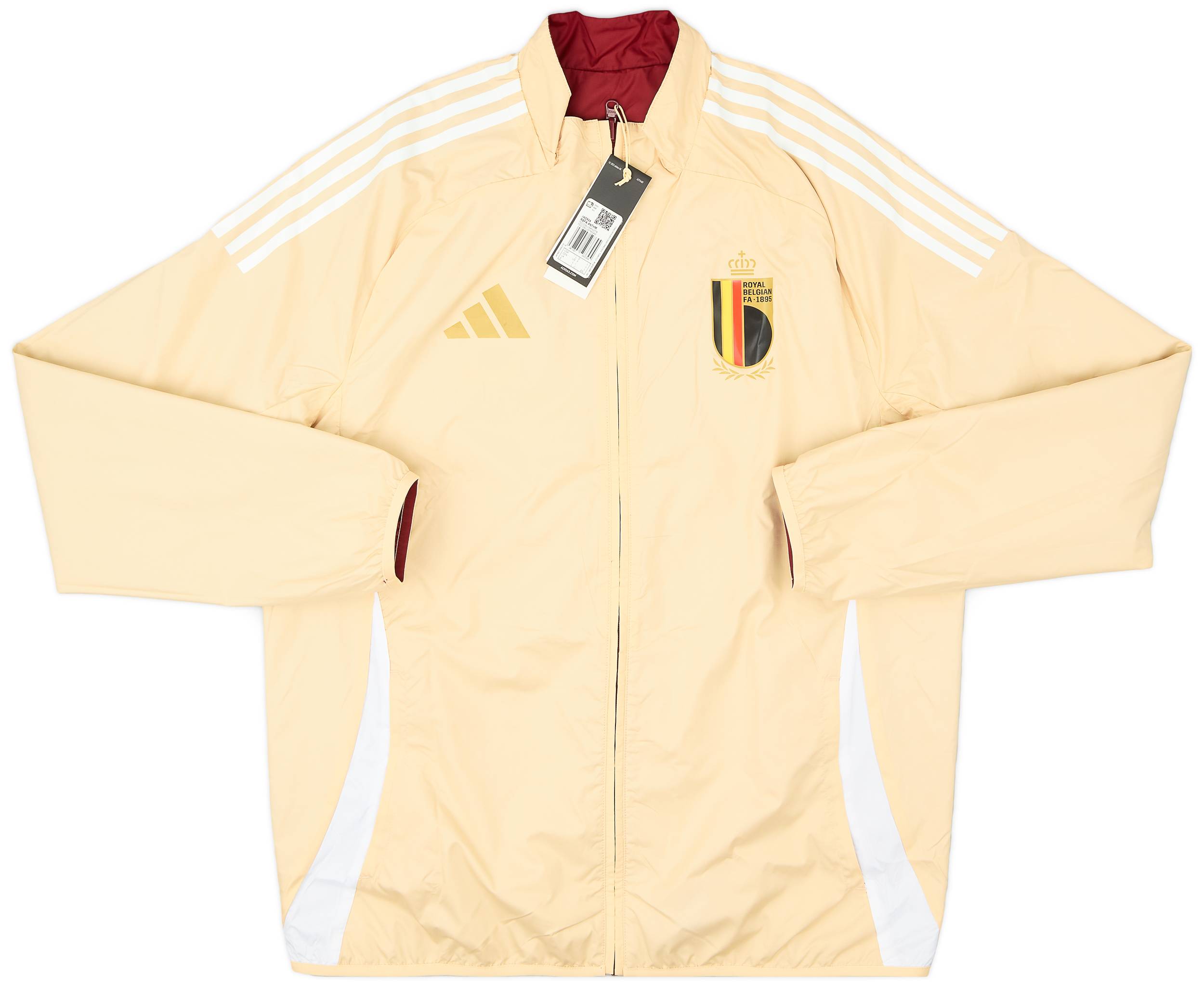 【絶品】 adidas Belgium 2024-25 Reversible Jacket Anthem ウェア
