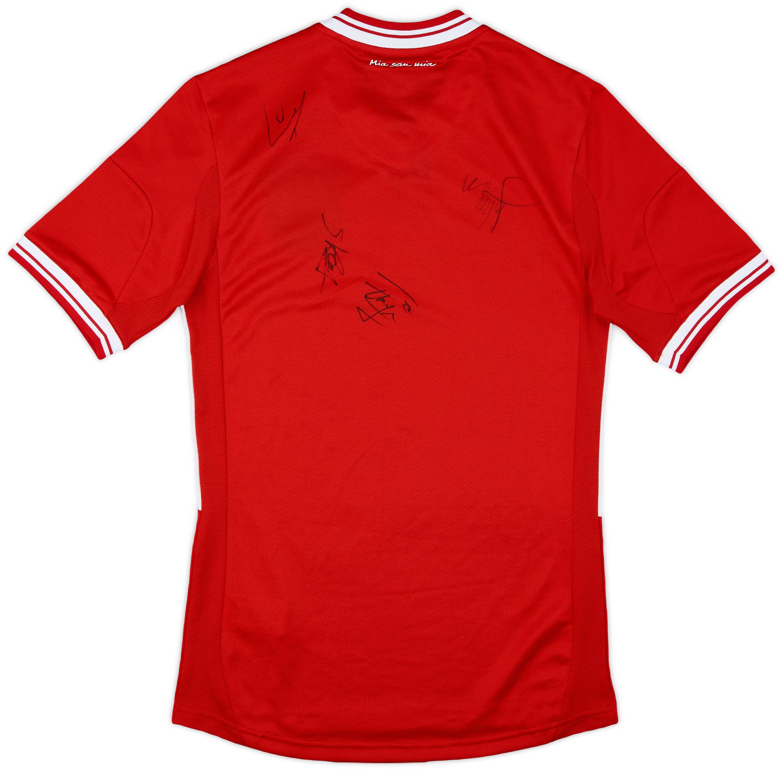 2013-14 Bayern Munich Signed Player Issue Home Shirt - 9/10