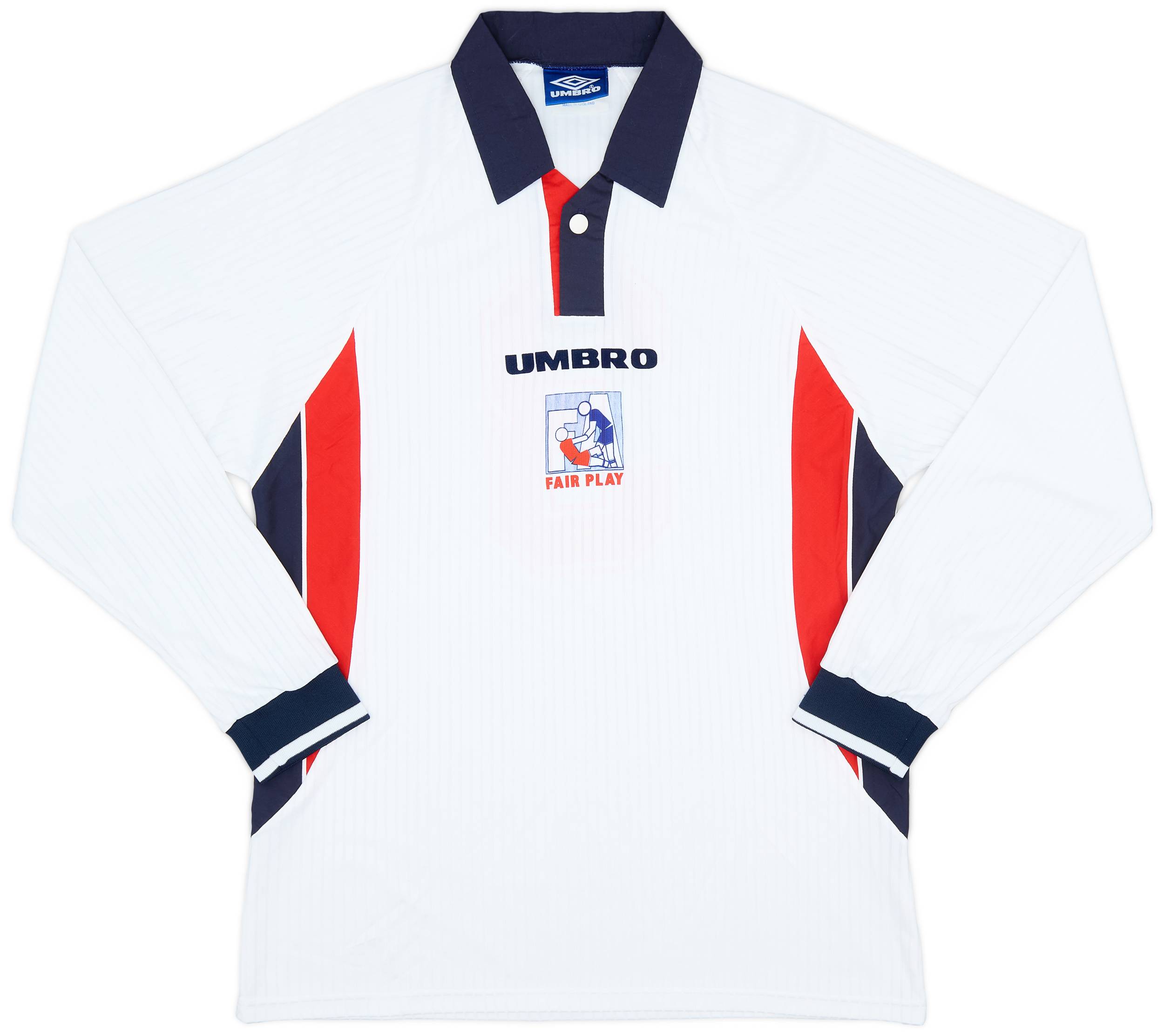 ENGLAND NATIONAL TEAM 1998 FOOTBALL SHIRT UMBRO #7 DAVID