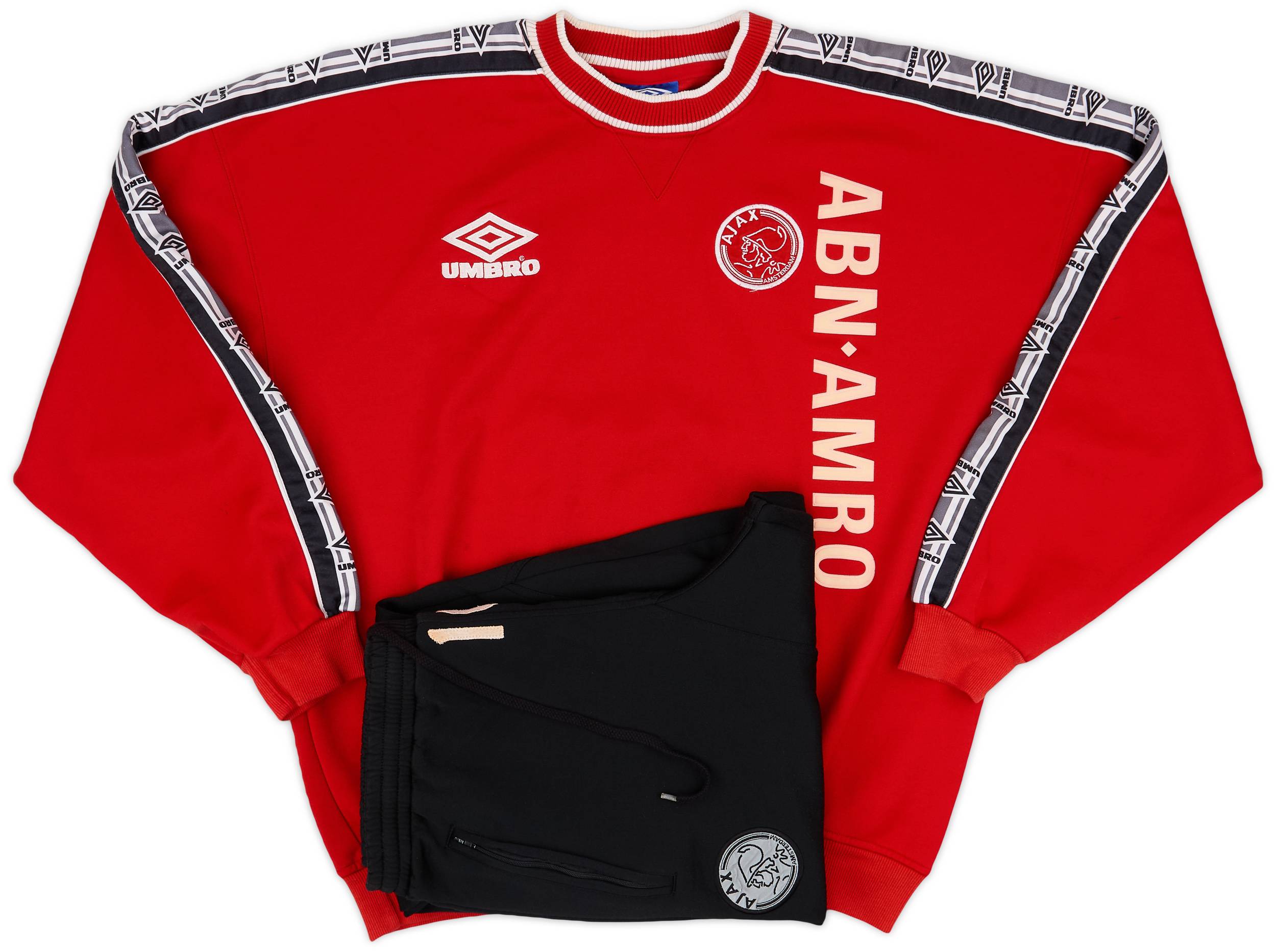 1998-99 Ajax Player Worn Umbro Training Suit #10 (Litmanen)