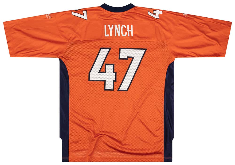 2005-06 Denver Broncos Lynch #47 Reebok On Field Jersey