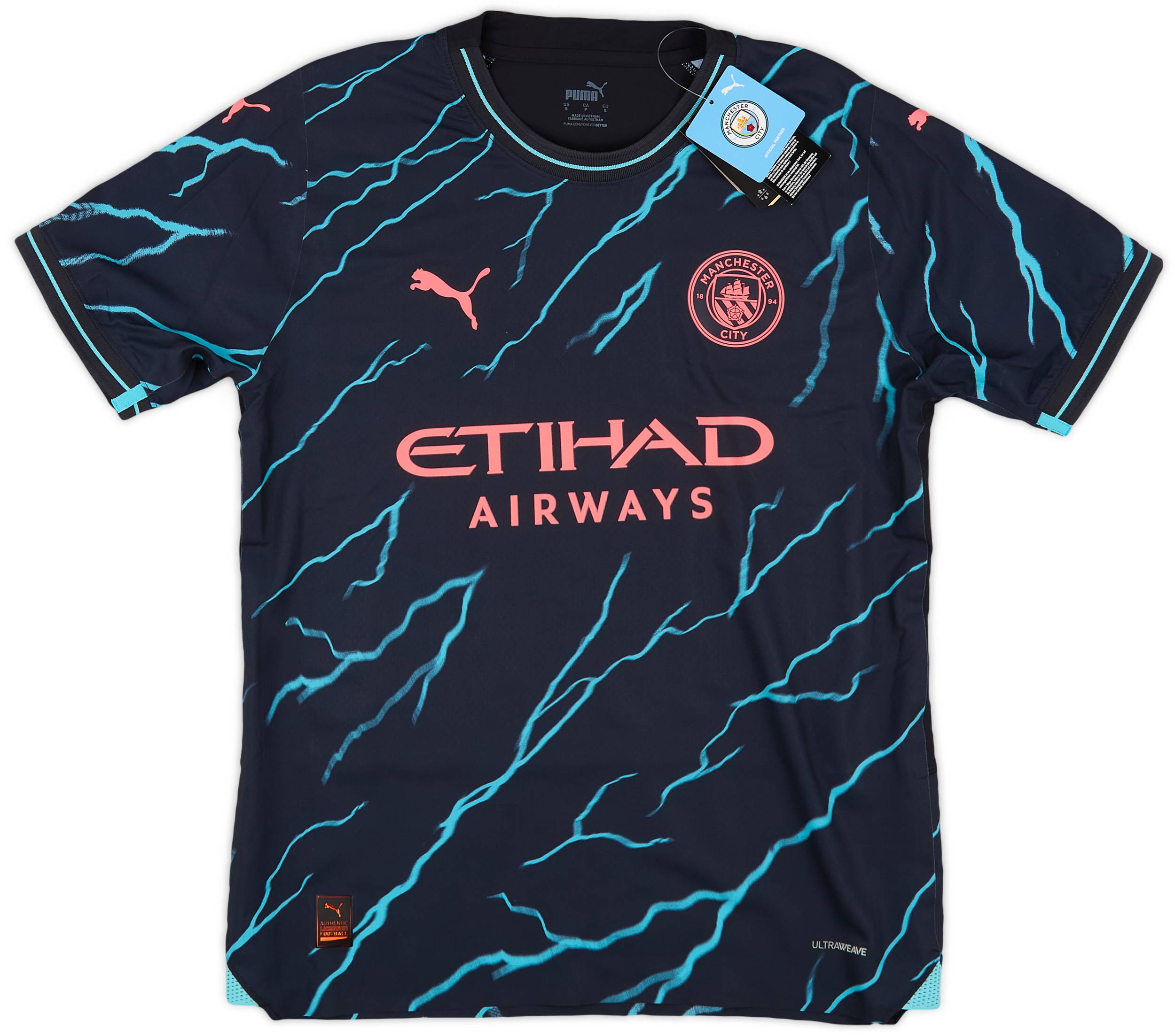 2022-23 Manchester City Home Shirt De Bruyne #17 - 9/10 - (M)