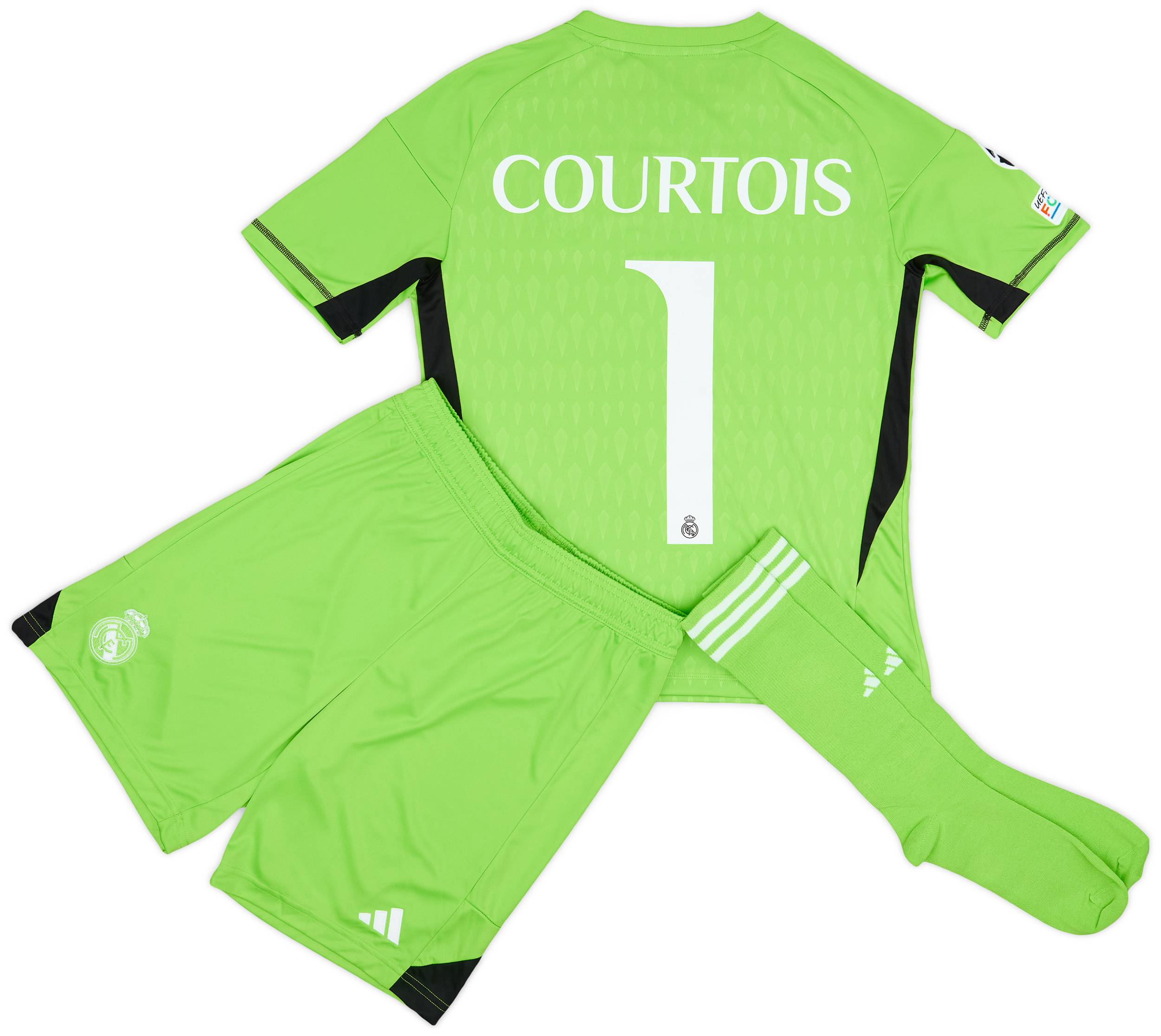 2023-24 Real Madrid GK Home Shirt Courtois #1