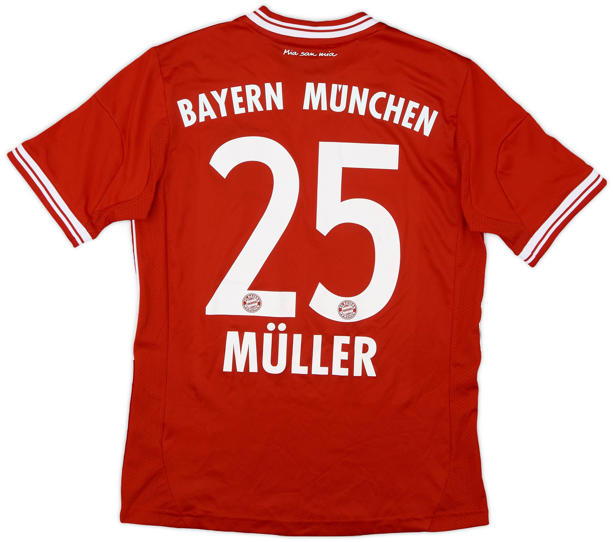 2013-14 Bayern Munich Home Shirt Muller #25 - 6/10 - (L.Boys)