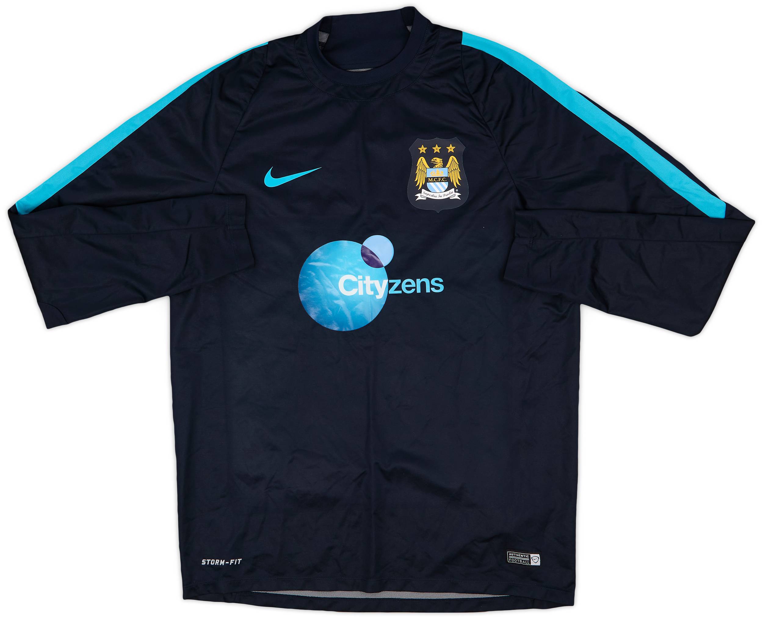NIKE Manchester city 2015-16 ゲームシャツ MANCHESTER CITY 2015 2016 AWAY FOOTBALL SHIRT SOCCER JERSEY