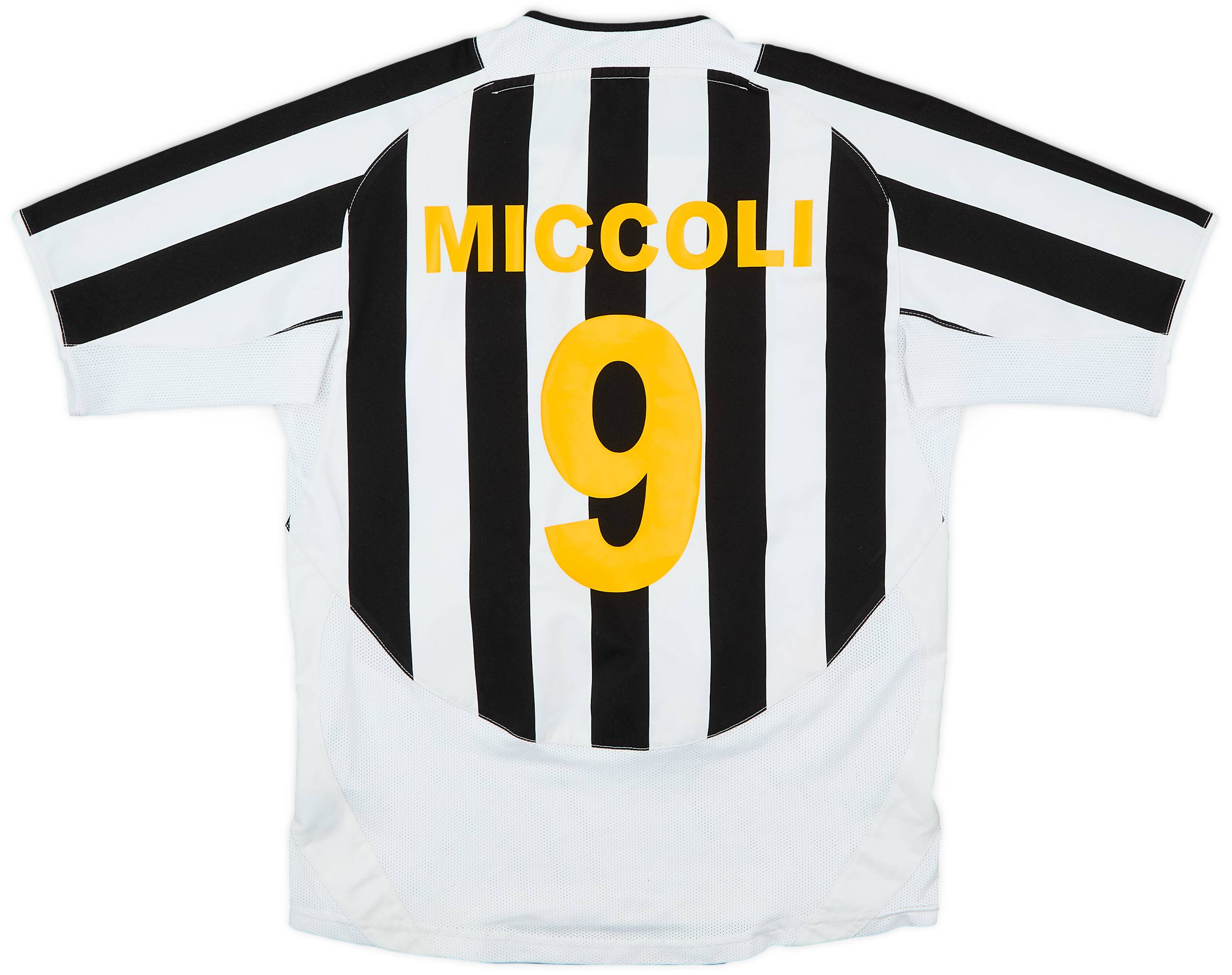 タ*シ様 Juventus ユニフォーム　MICCOLI 9 Mサイズ 2004-05 Juventus Home Shirt Miccoli #9 - 6/10 - (L.Boys)