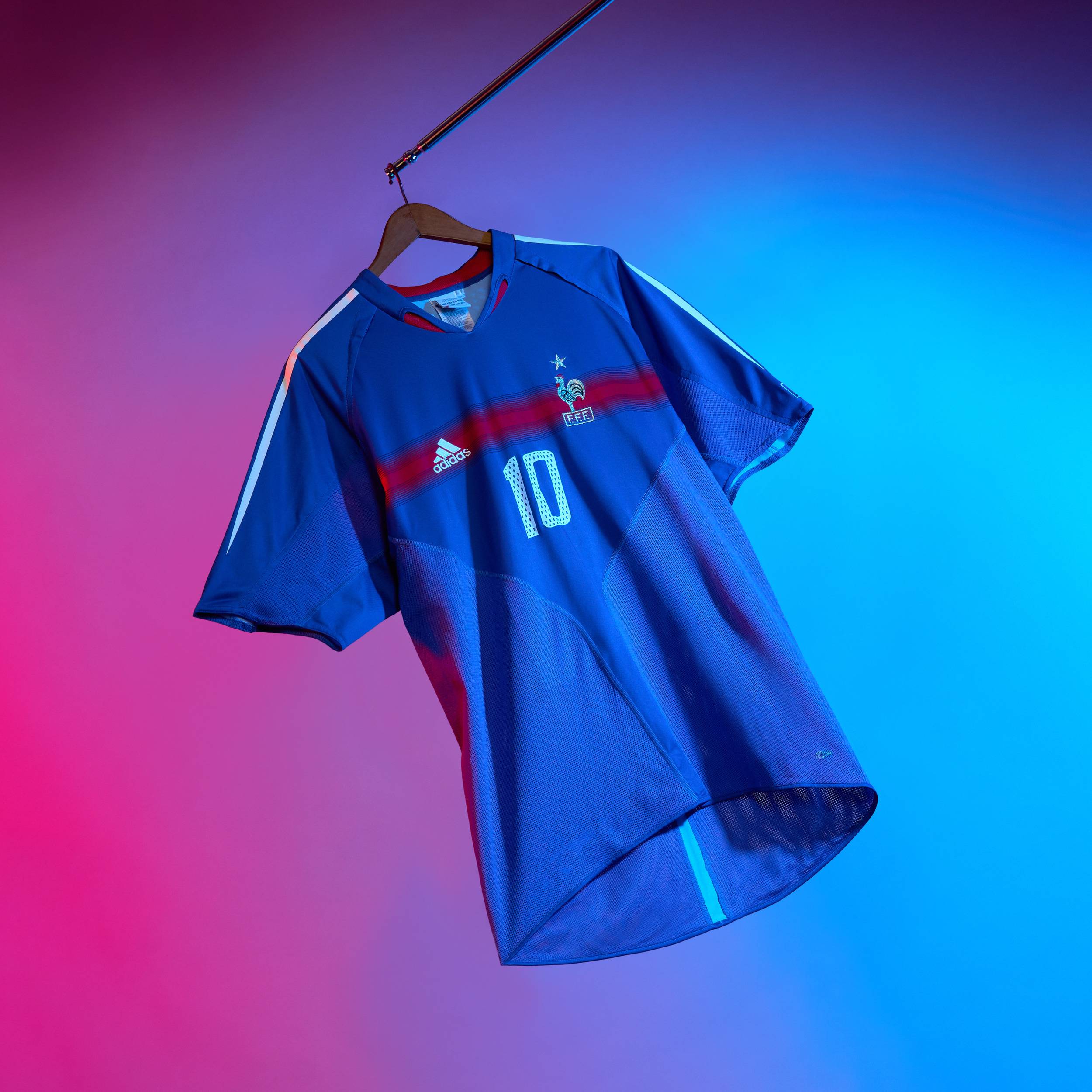 2004-06 France Home Shirt Zidane #10 - 8/10 - (S)