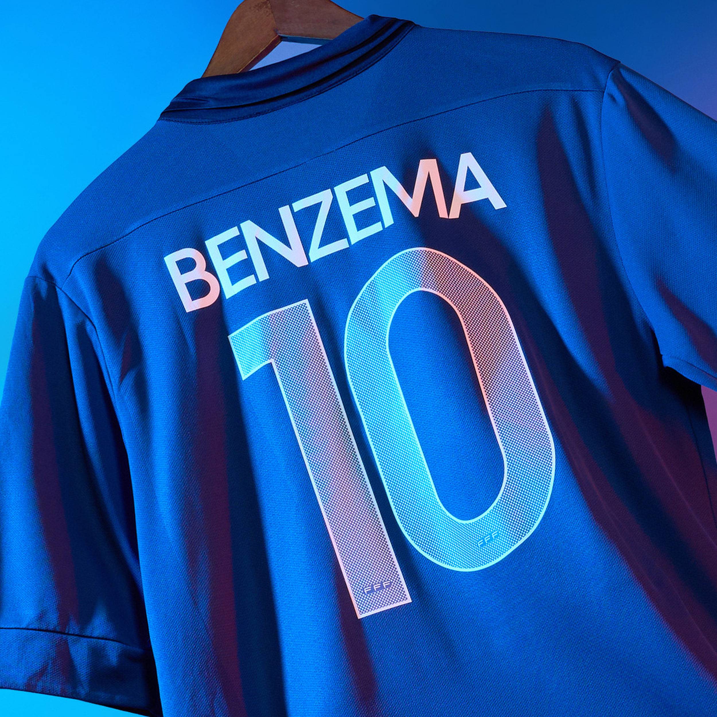 2011-12 France Home Shirt Benzema #10