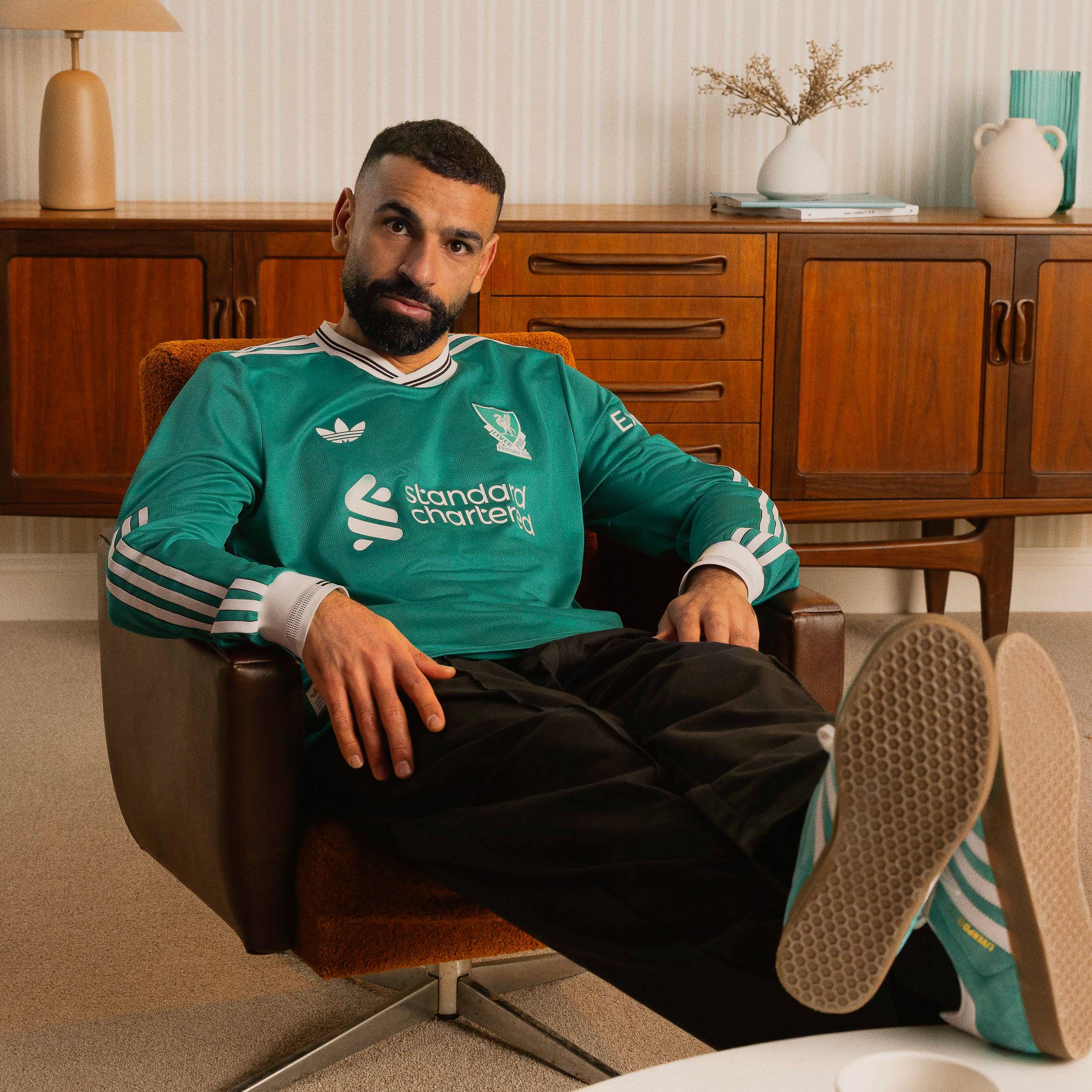 【レア】リバプール25-26 3rdユニフォーム M.Salah 11 adidas Liverpool 3rd M.Salah 11 Jersey 25-26 (Premier League)