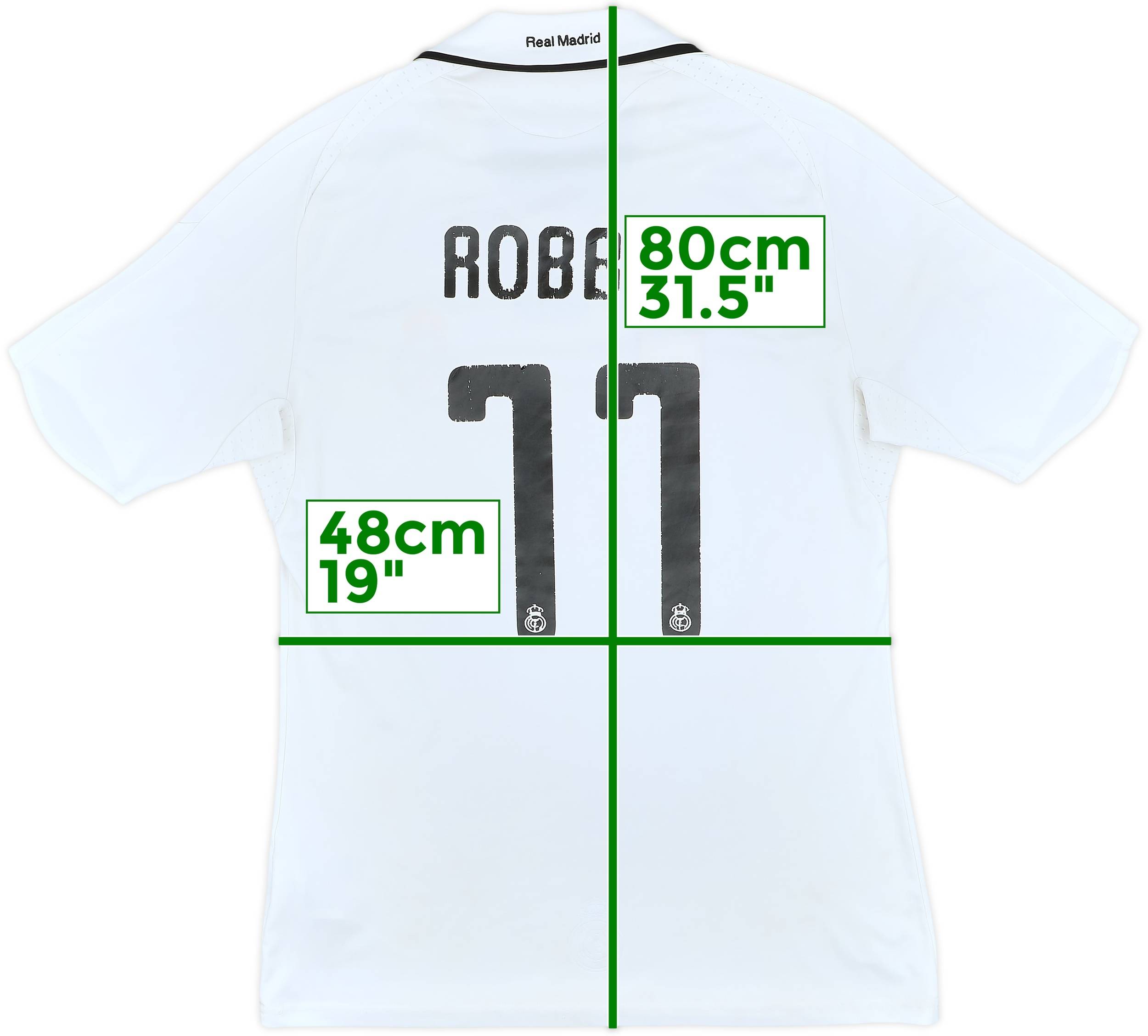 正規・激レア】レアル・マドリード 2008-09 ロッベン #11 L 【公式通販】