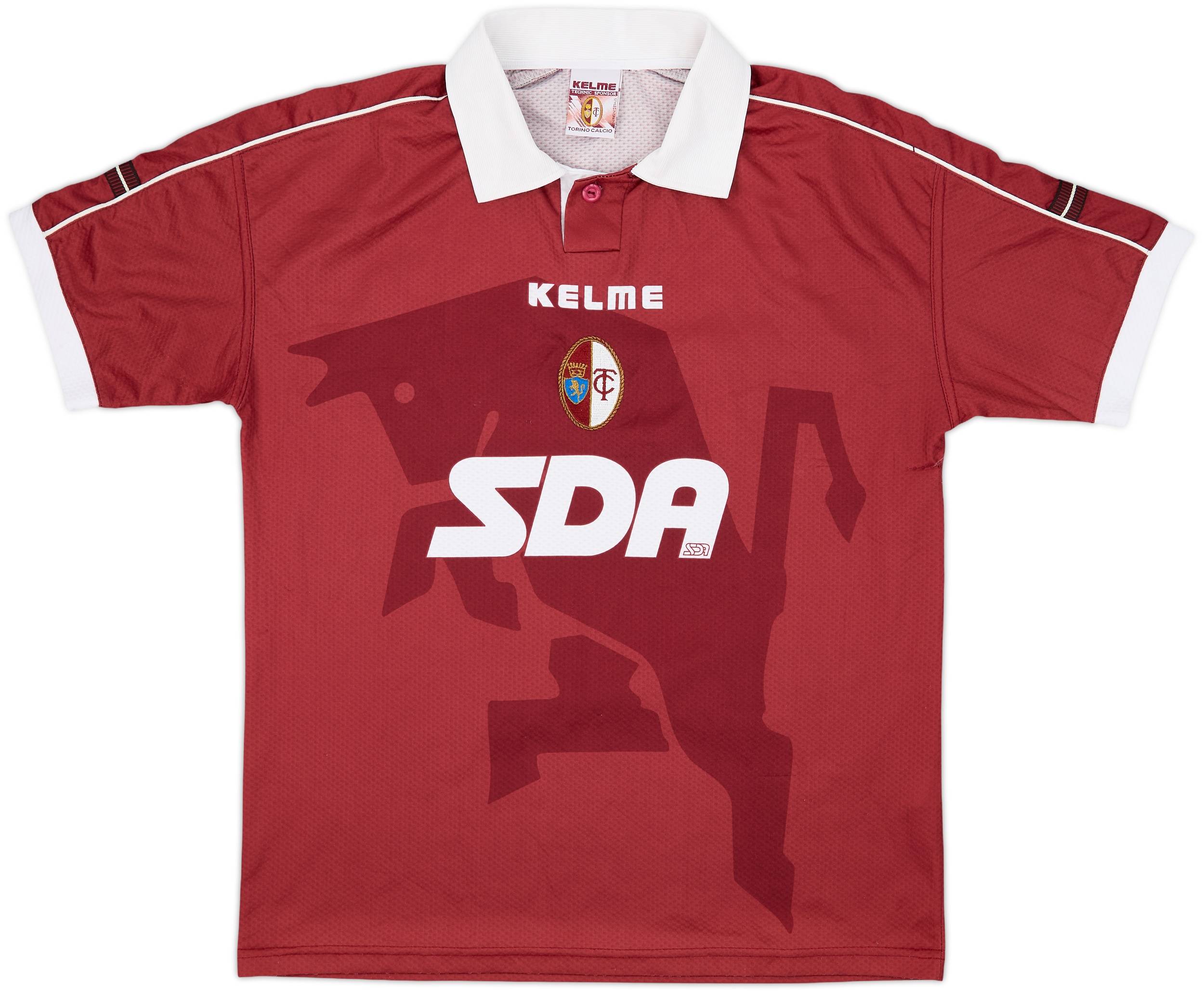 KELME トリノFC ビンテージユニホーム　90s 1998-99 Torino Home Shirt - 8/10 - (M)