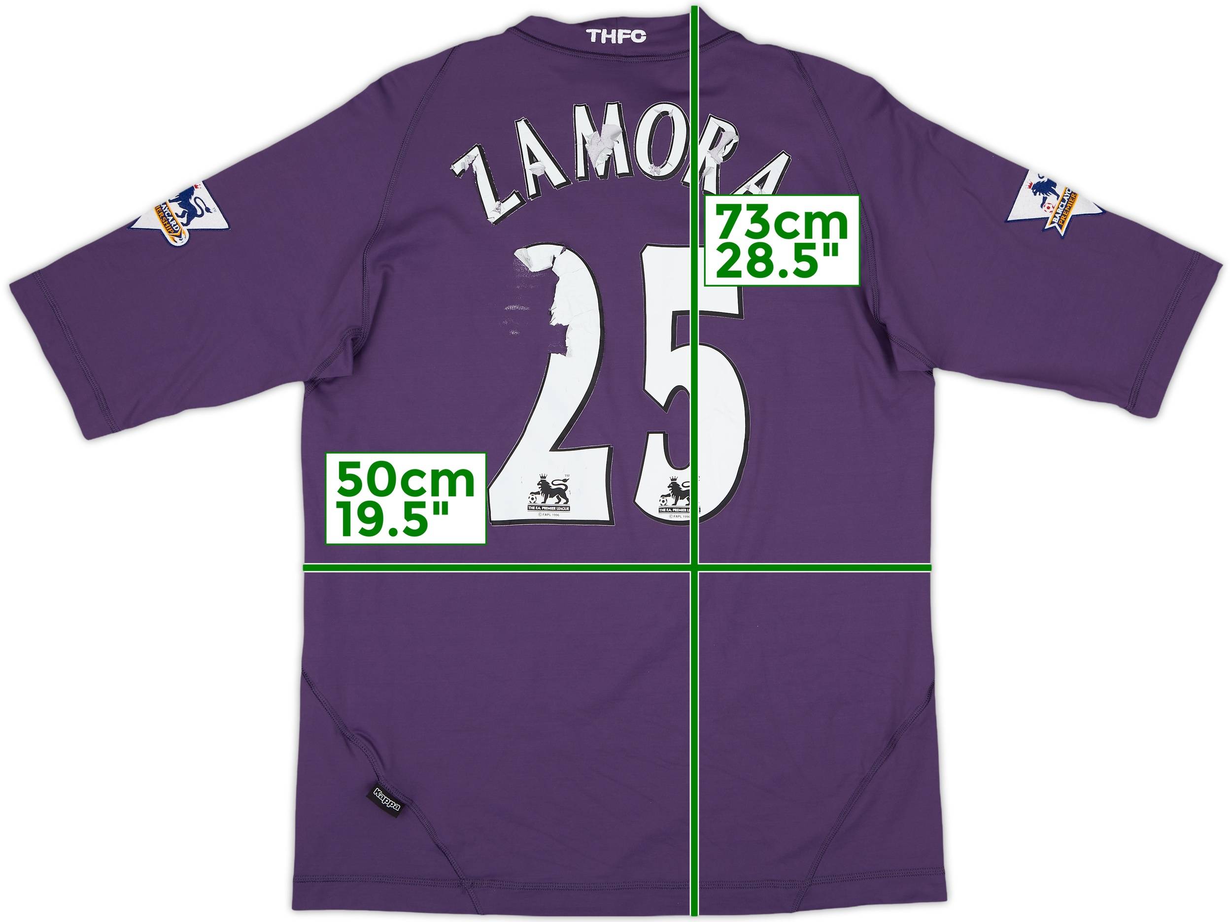 2003-04 Tottenham Third Shirt Zamora #25 - 4/10 - (XL)