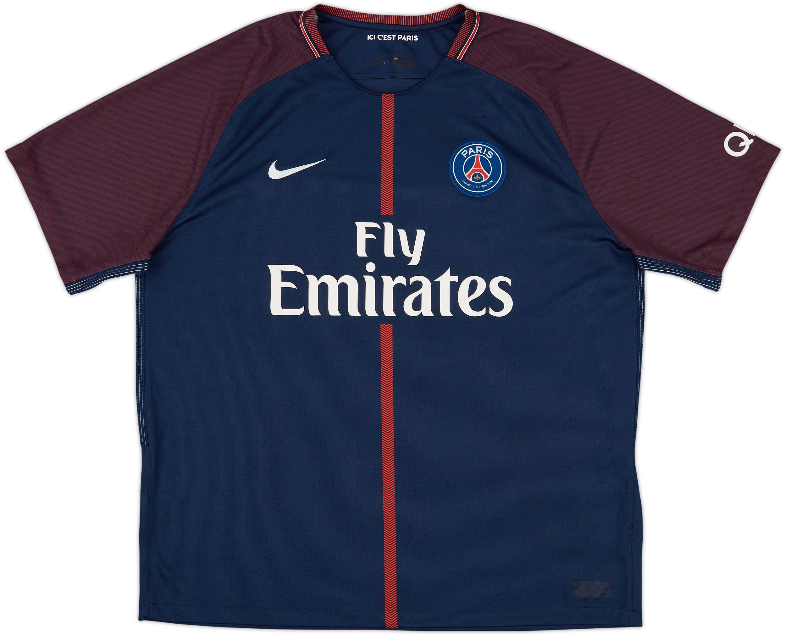 2017-18 Paris Saint-Germain Home Shirt Mbappe #29 - 7/10 - (XXL)
