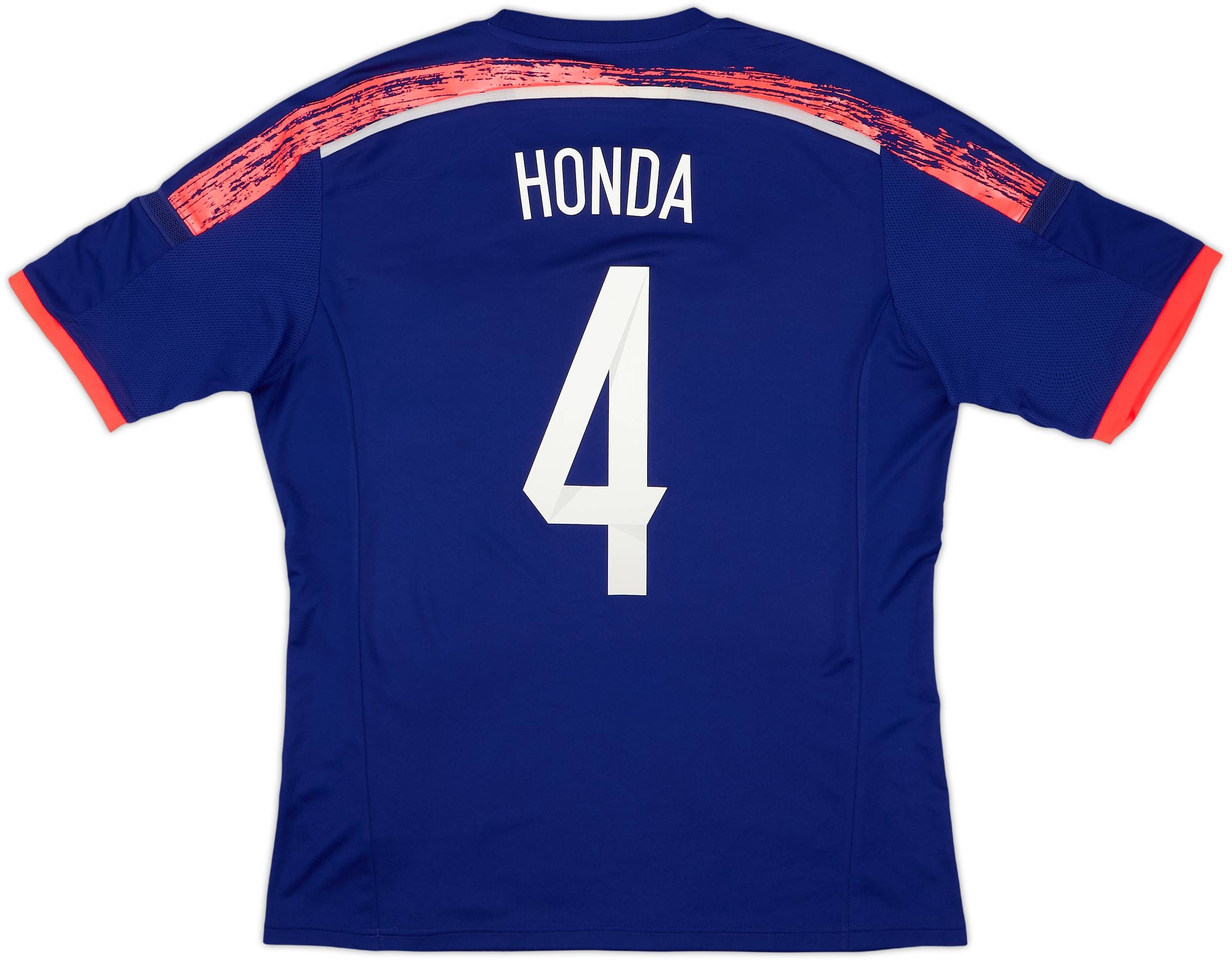  日本代表 HONDA 4 サッカーシャツ 2013-15 Japan Home Shirt Honda #4