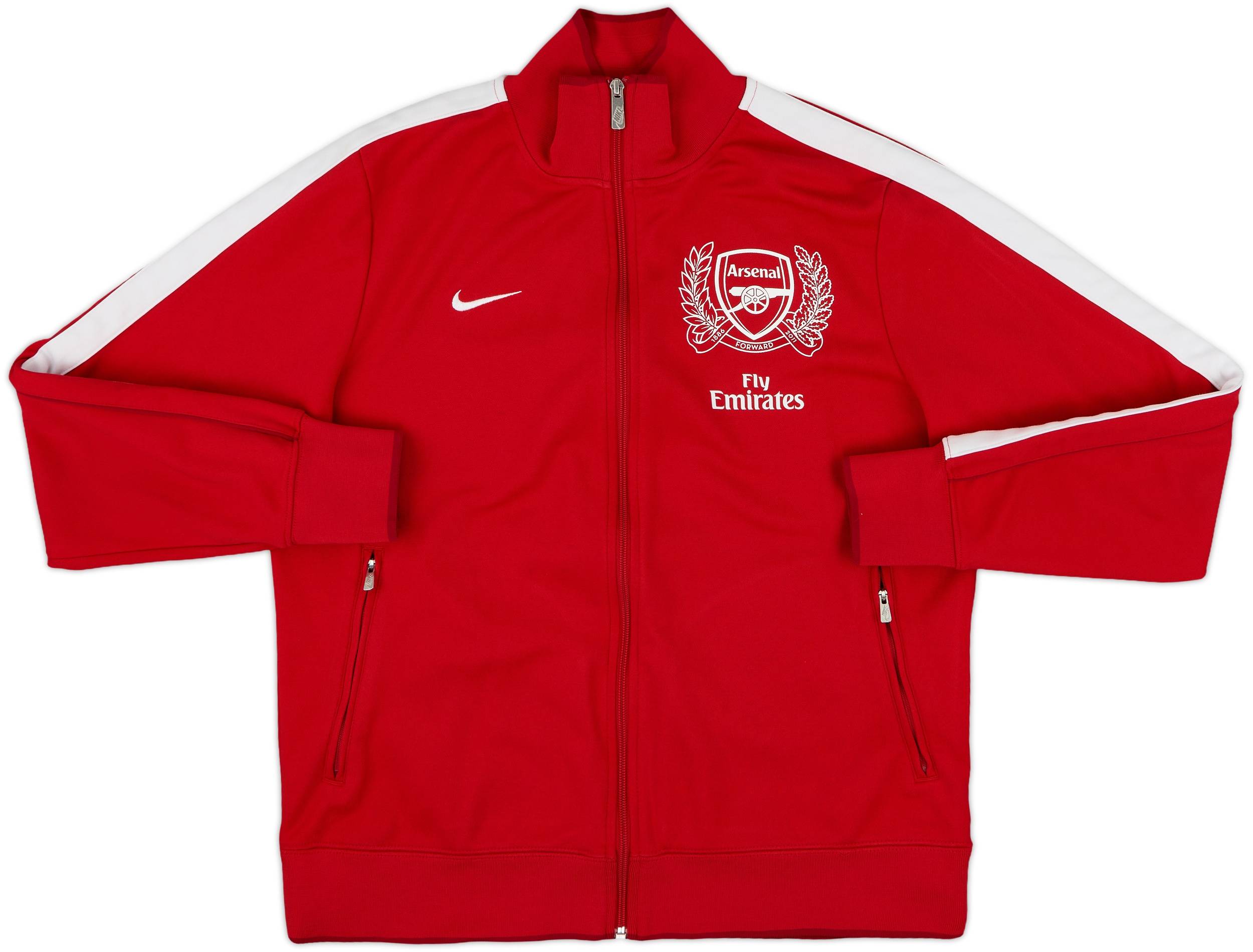 【超ポイントバック祭】 Arsenal 2012-13 Nike (L) - 8/10 - Jacket Track トップス