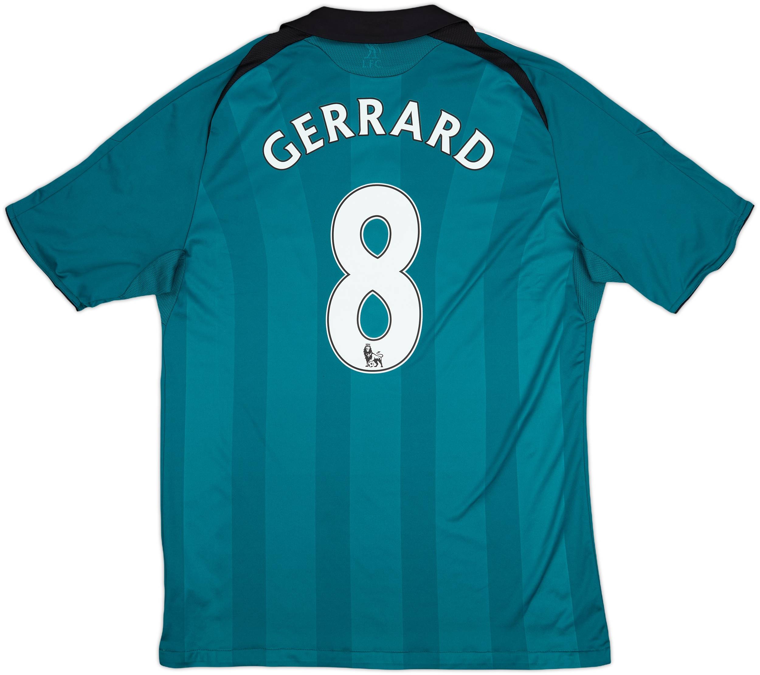 2008-09 Liverpool Third Shirt Gerrard #8 - 7/10 - (L)