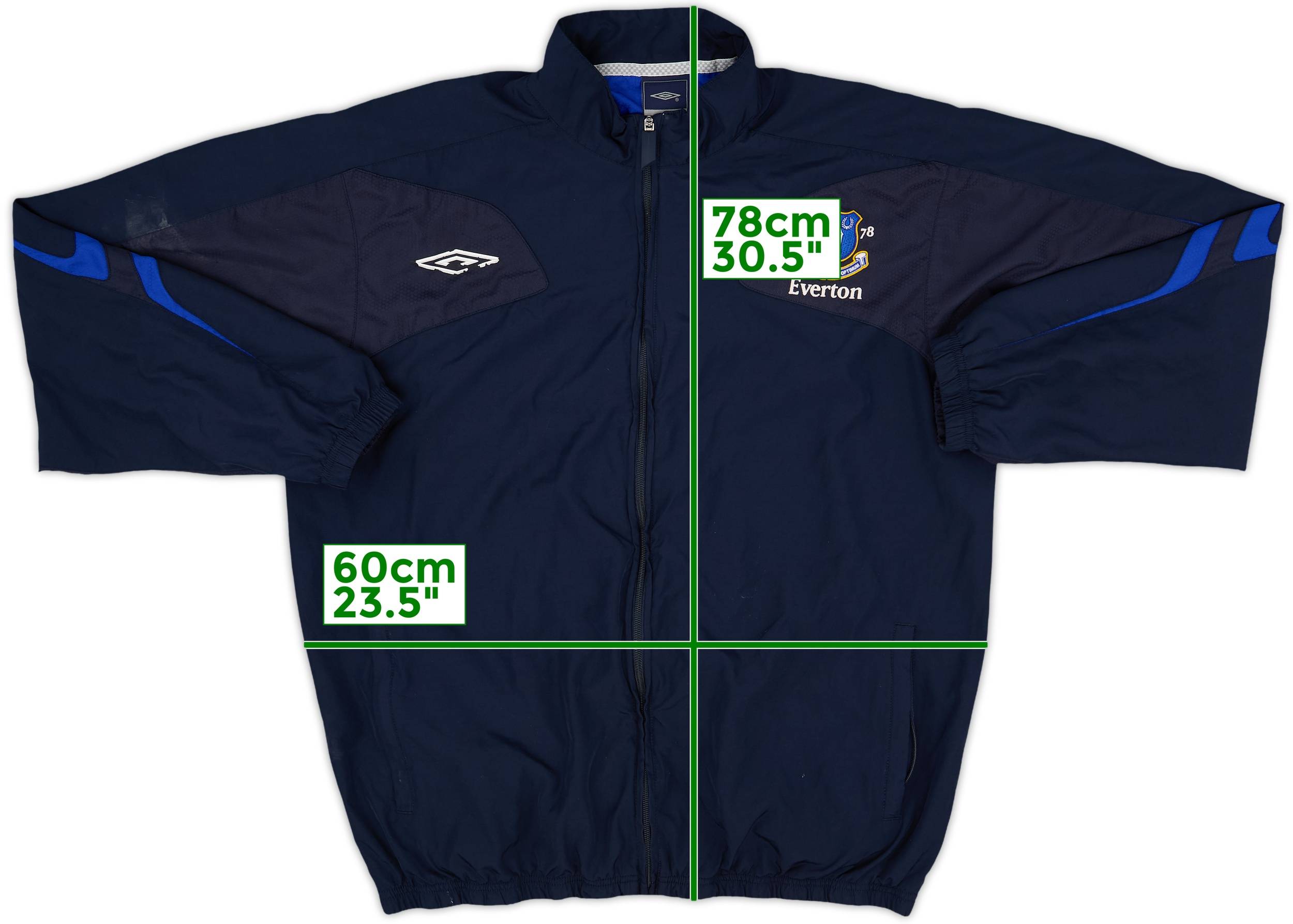 美品】UMBRO×エバートンFC/トラックジャケット/ドリルトップ/XL