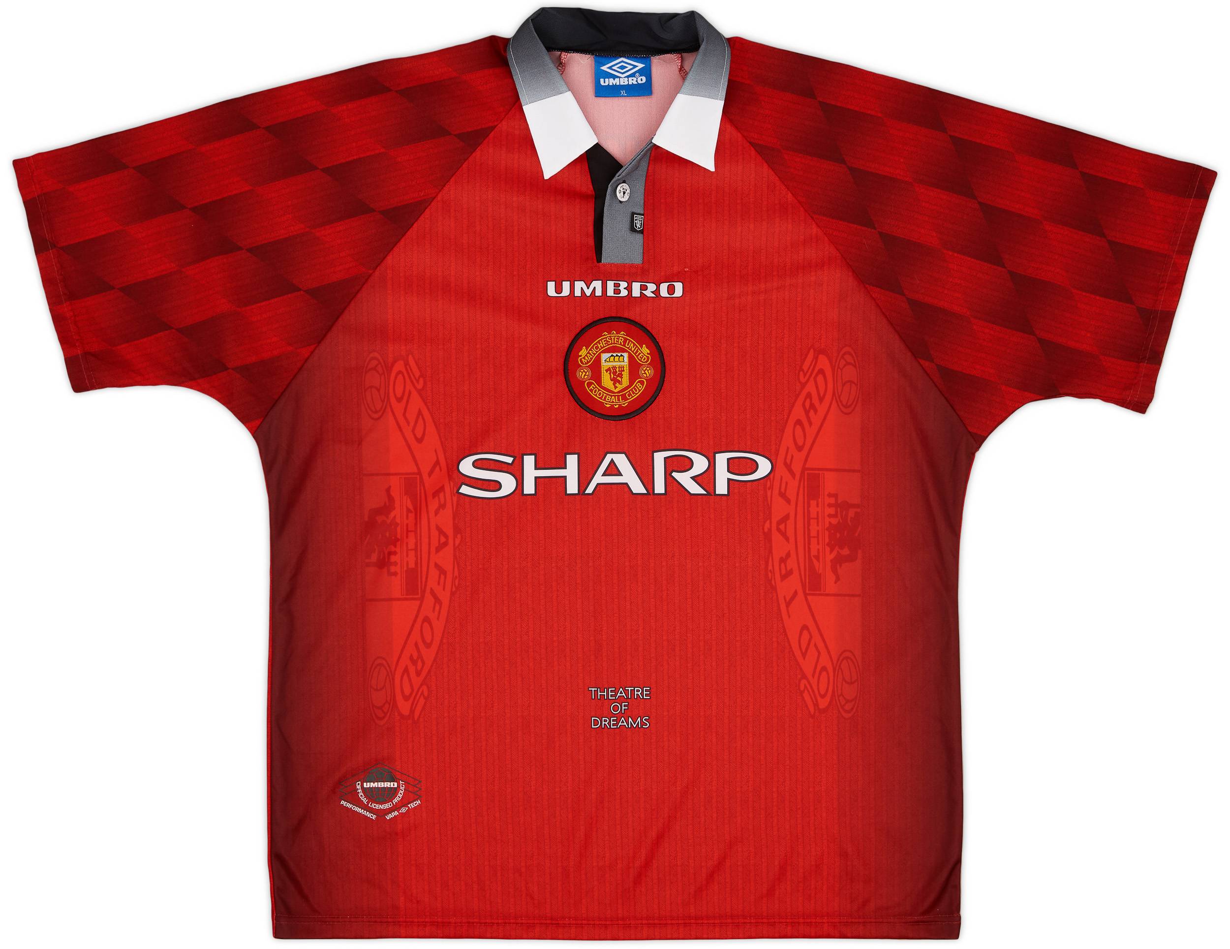 1996-98 Manchester United Home Shirt Beckham #10