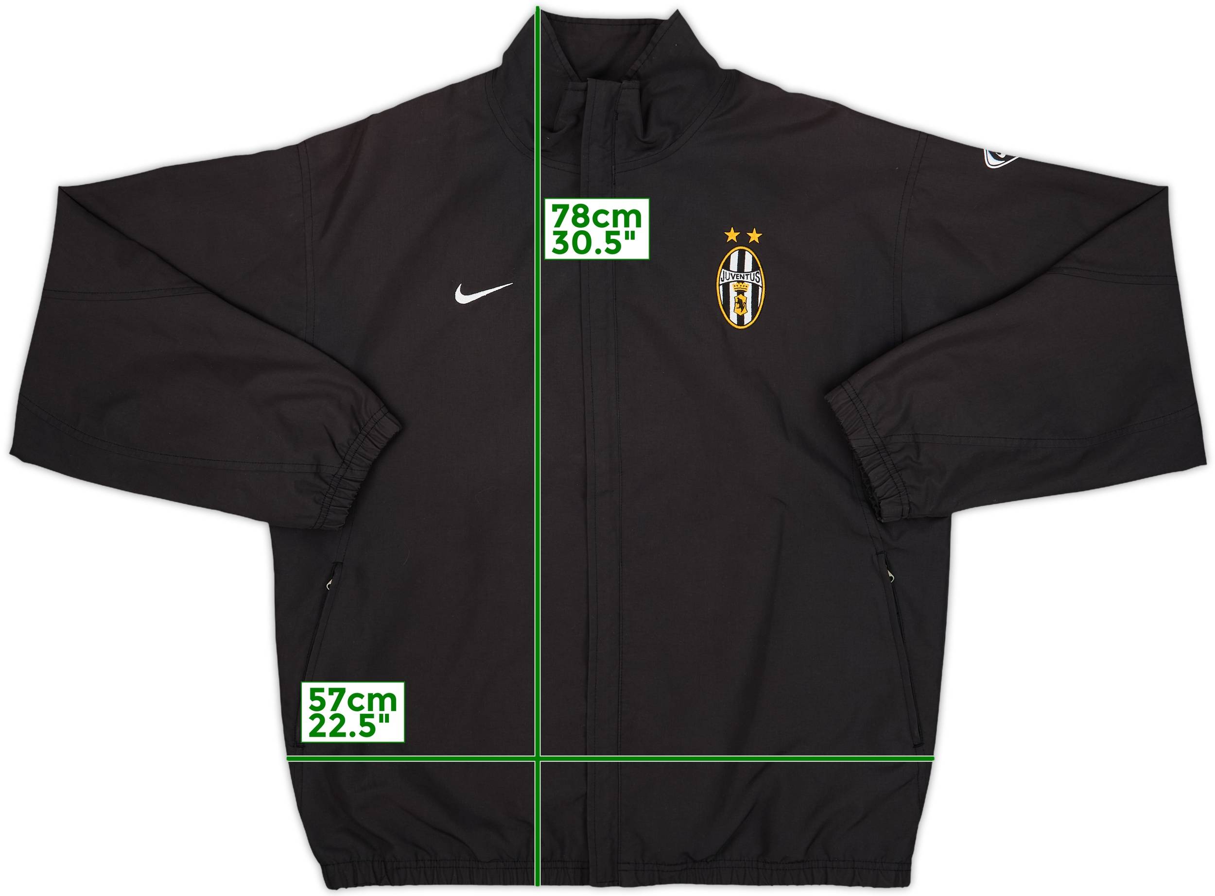 Vintage Nike Juventus Football Jacket Soccer Track Top Black