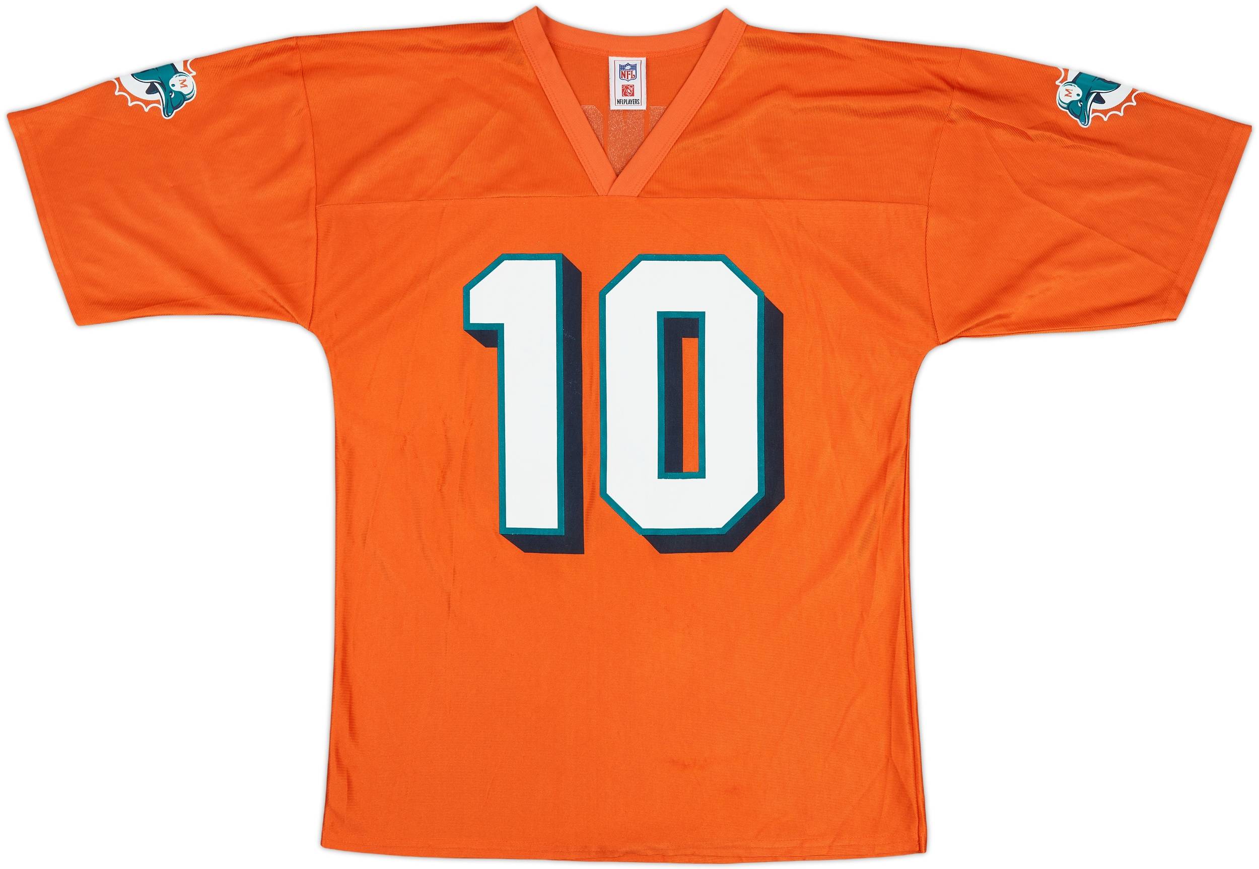 NFL Miami Dolphins スタジャン XL Men's Starter Aqua Miami Dolphins Midfield Satin Full-Snap