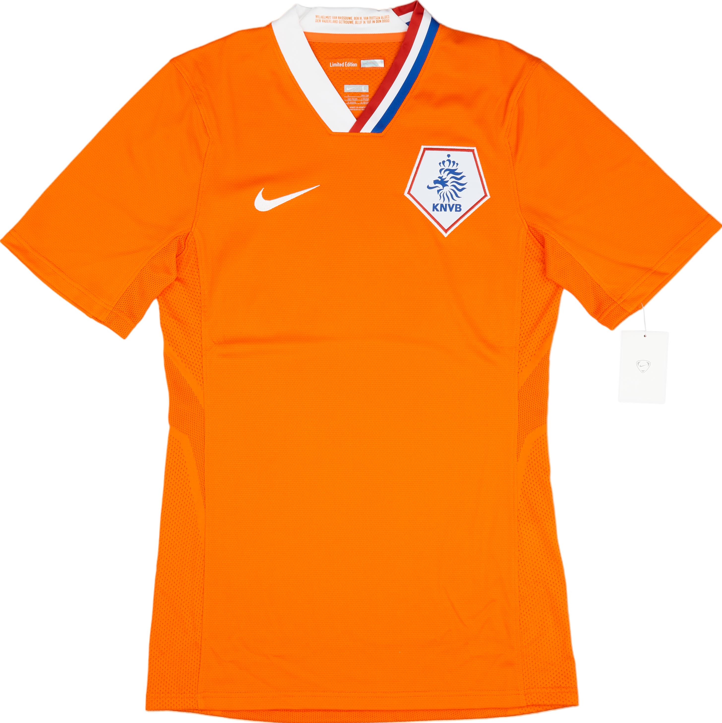 2008-10 Netherlands Limited Edition Player Issue Home Shirt 1074