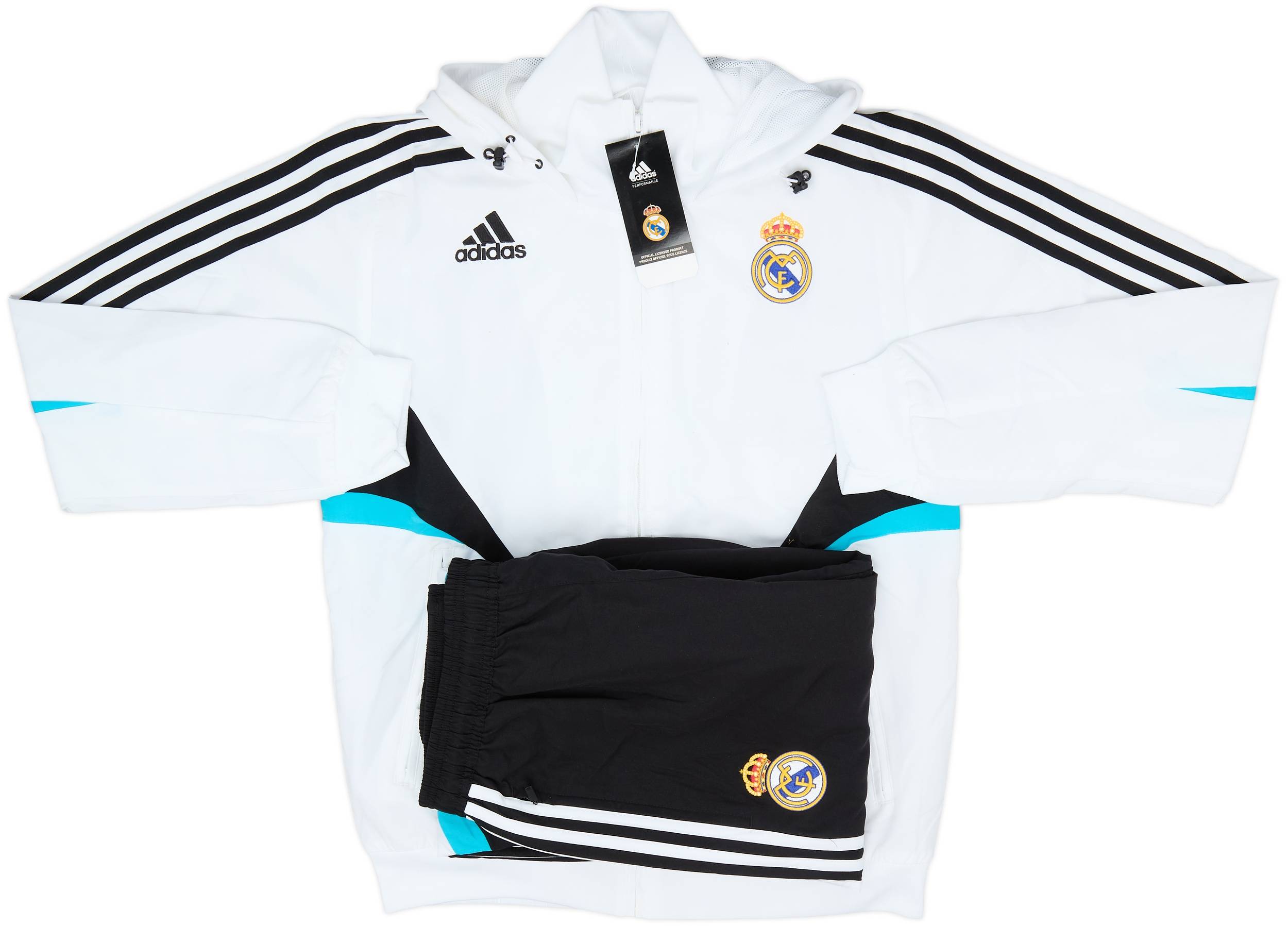 2008-09 Real Madrid adidas Tracksuit - 9/10 - (S)