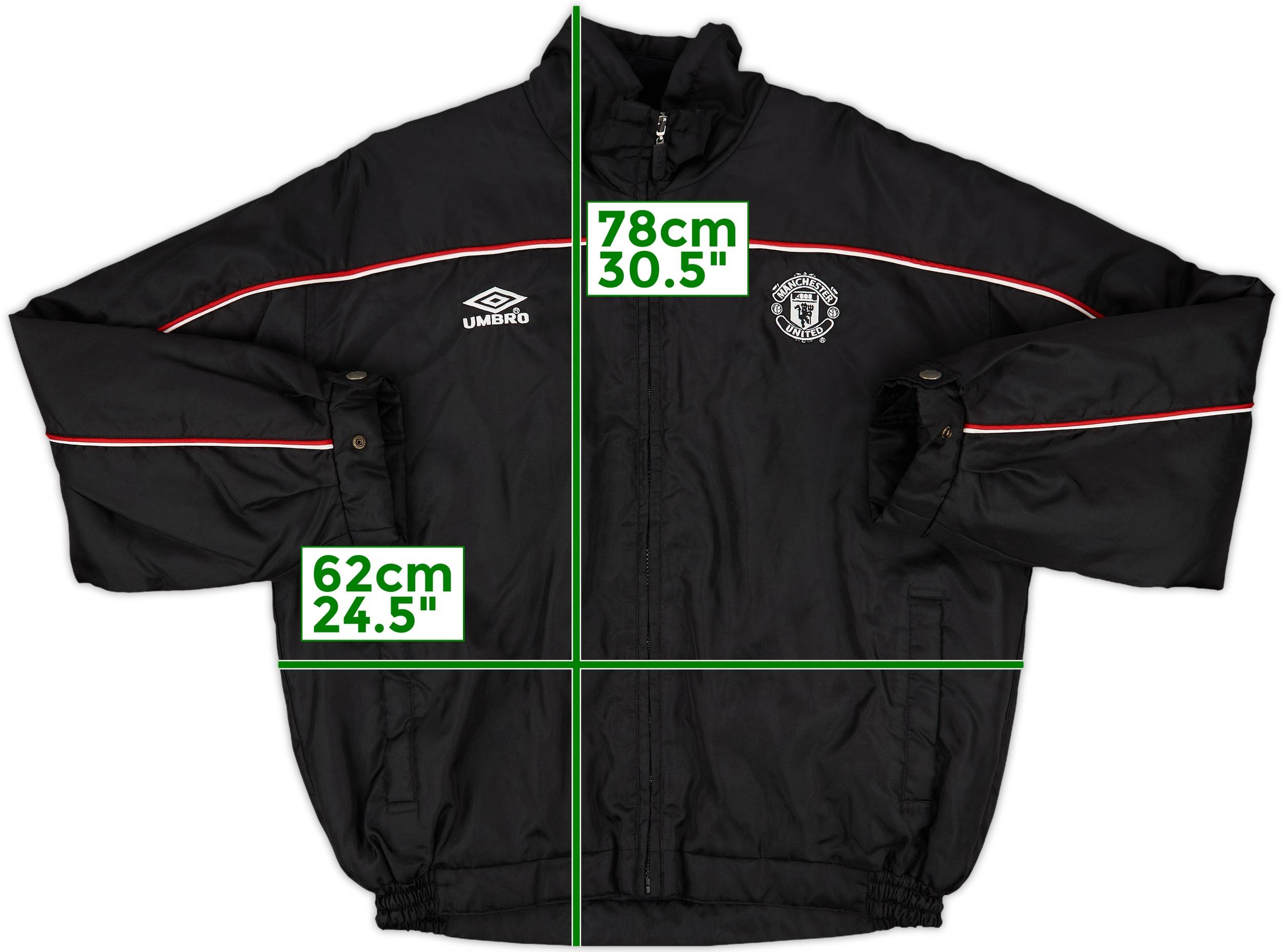 若者に人気のブランド Manchester 1998-00 United (S) - 8/10 - Jacket Track Umbro ウォーキング・ランニングウェア