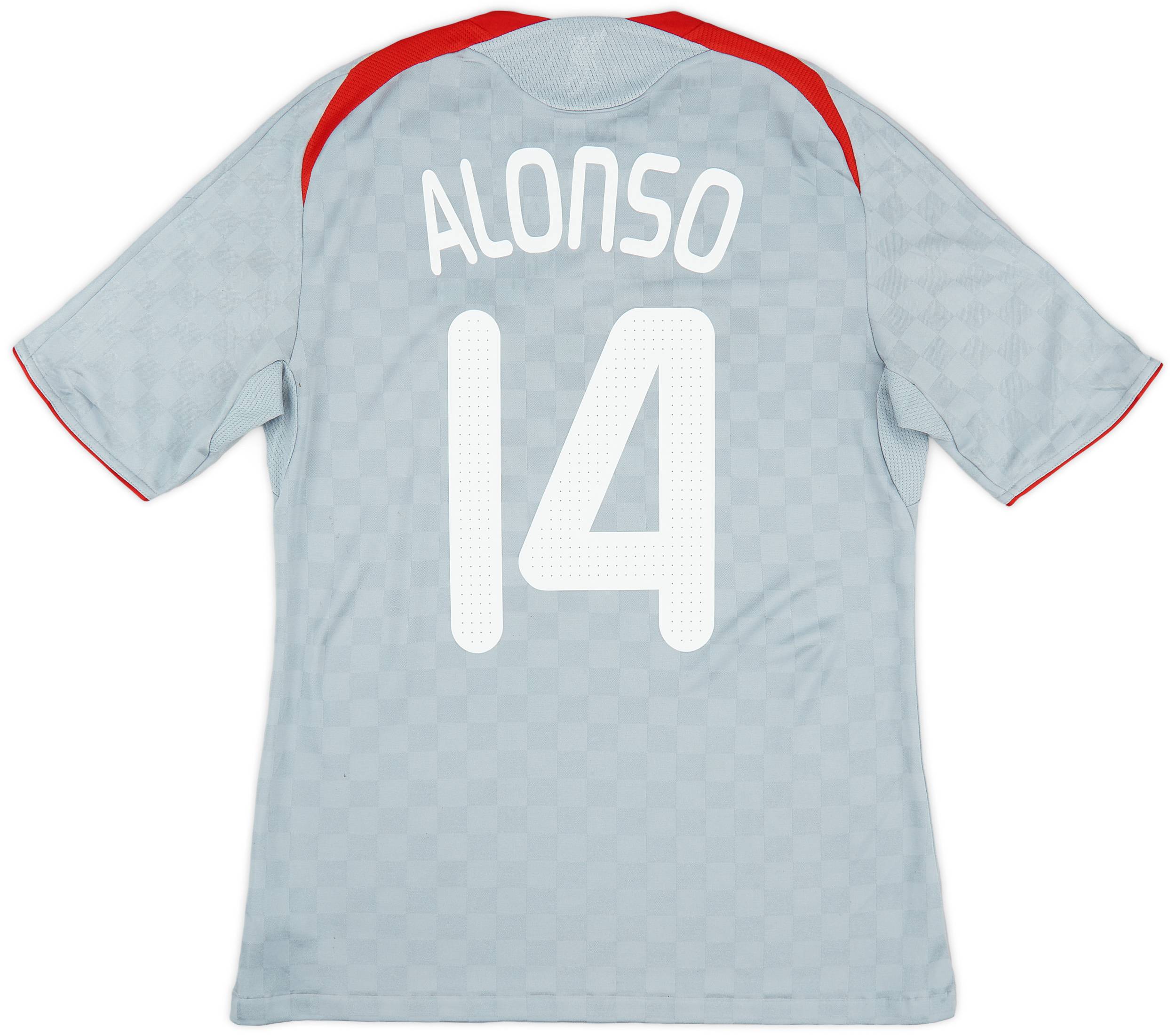 2008-09 Liverpool Away Shirt Alonso #14