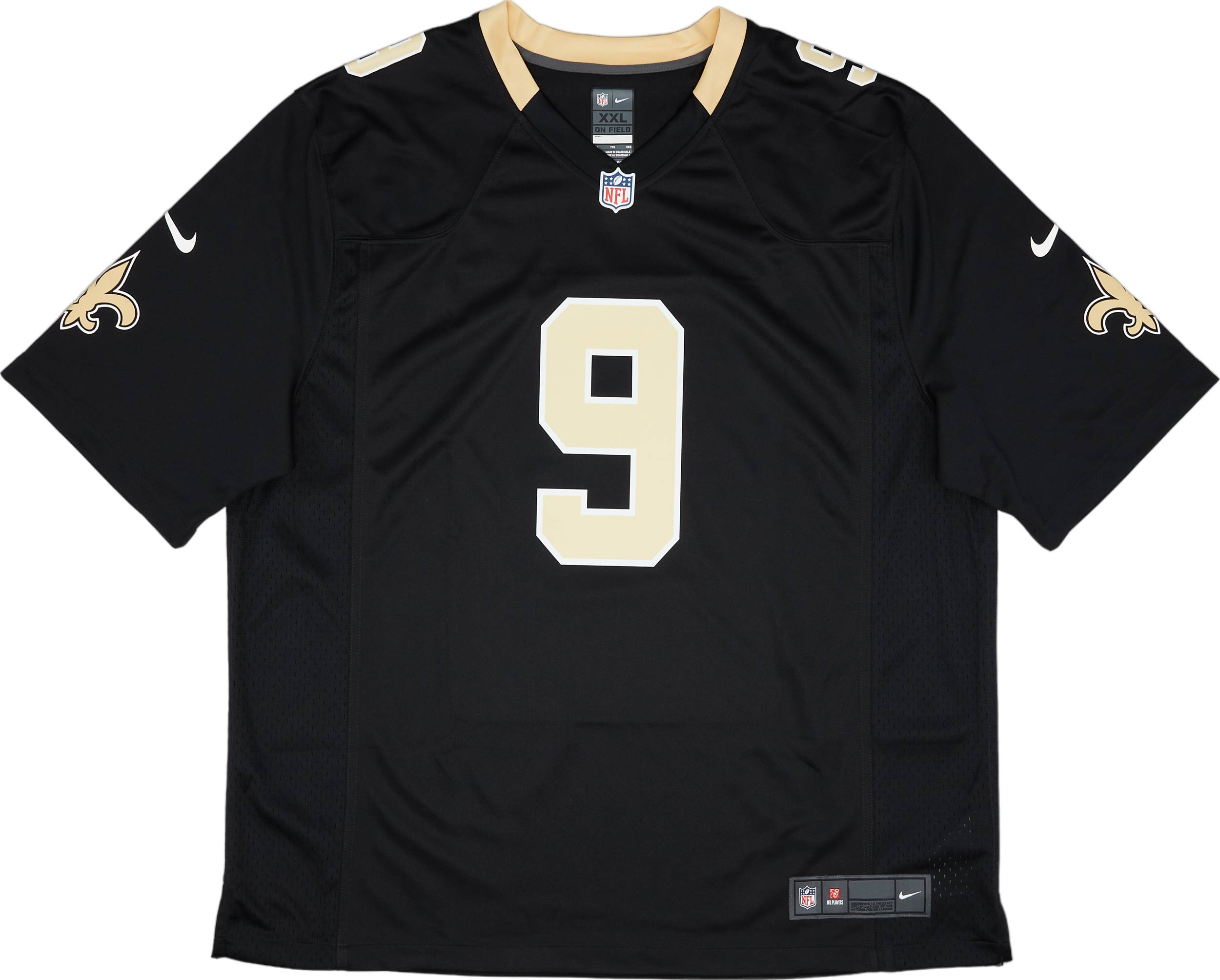 Drew Brees Elite Jersey 2012-16 New Orleans Saints Brees #9 Nike