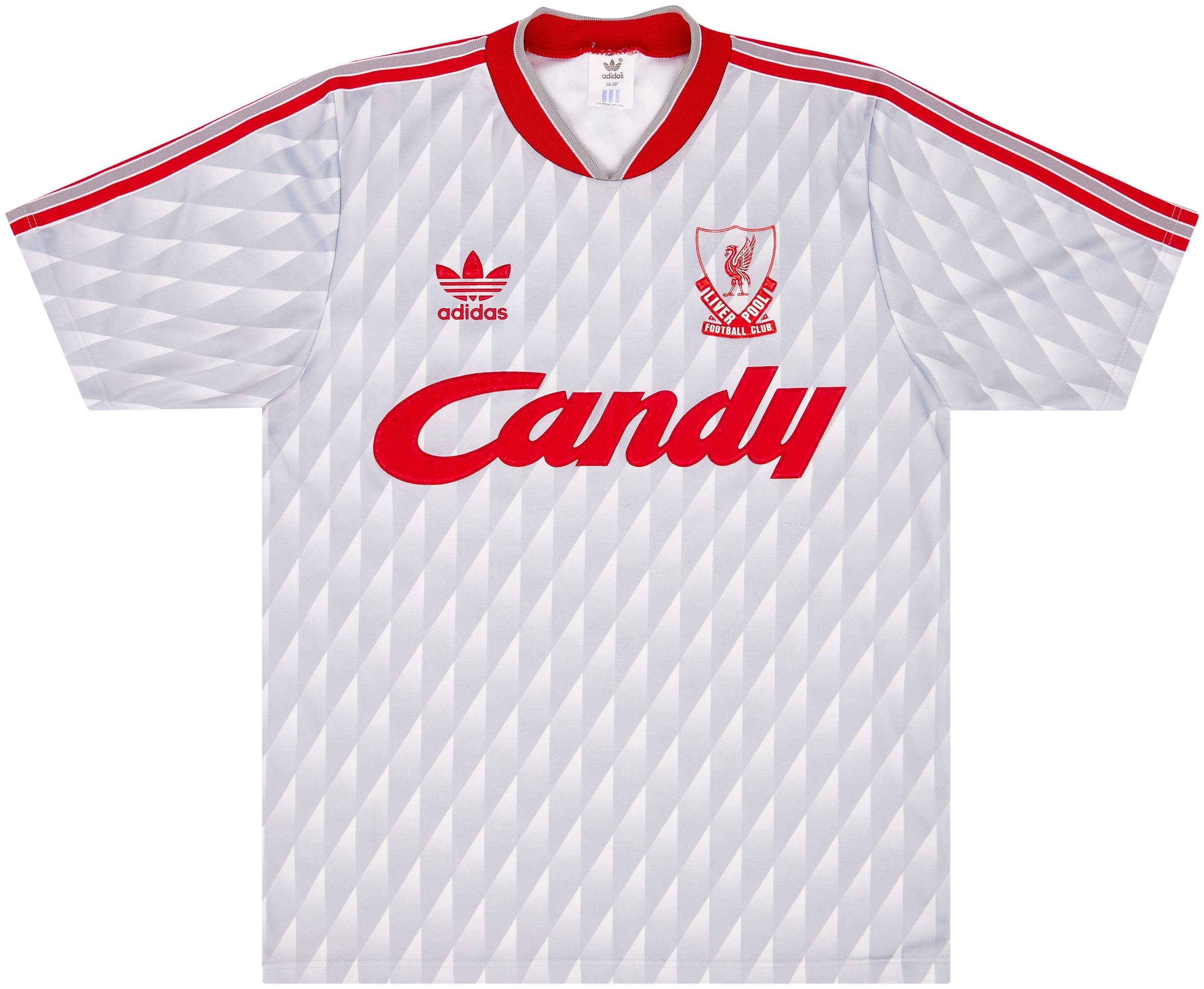 公式 復刻 Liverpool 89/91  Shirt 1989-91 Liverpool Away Shirt - 6/10 - (S)