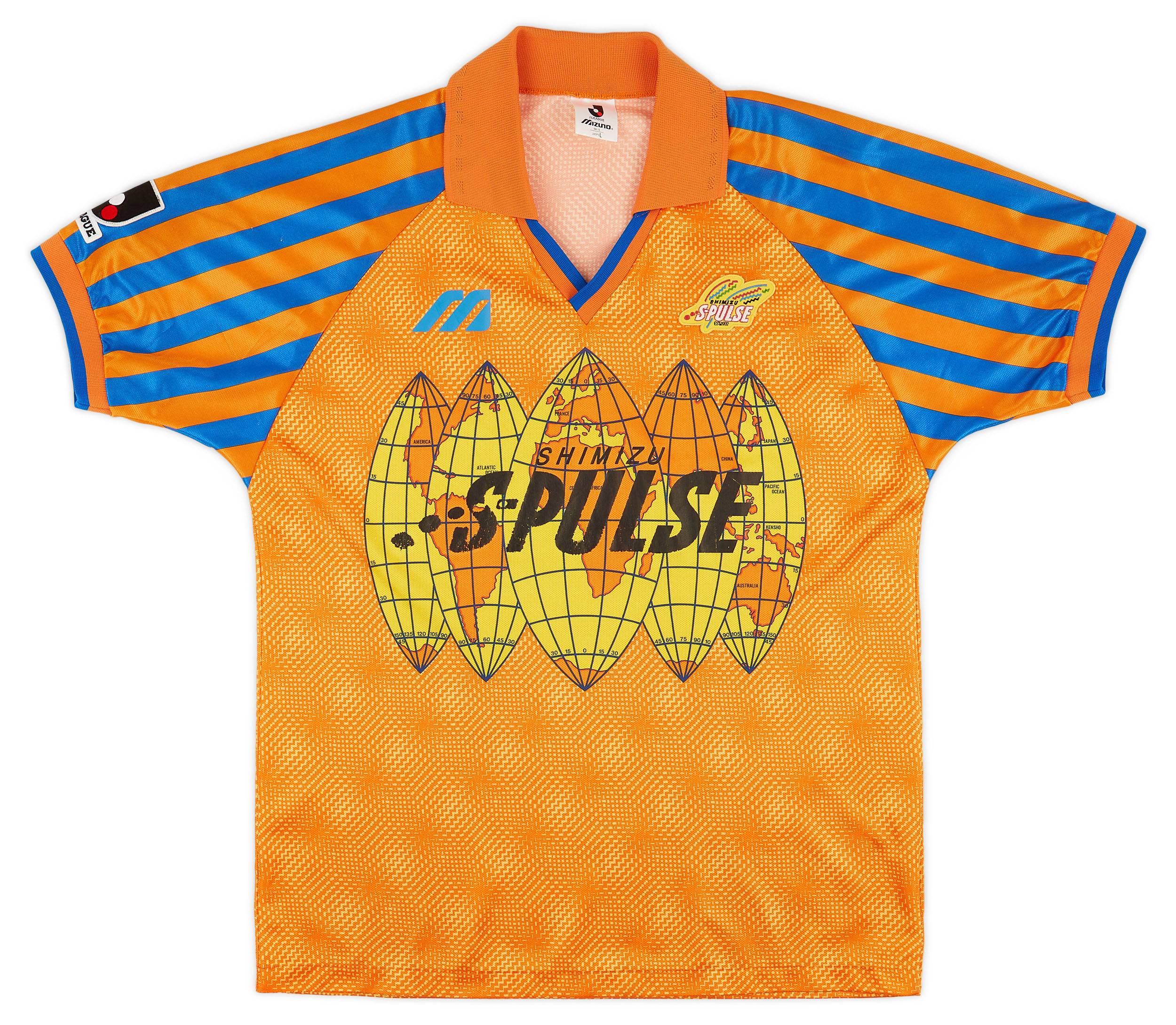 珍しい  1993-94 Shimizu S-Pulse Home Shirt - 7/10 - (L) トップス