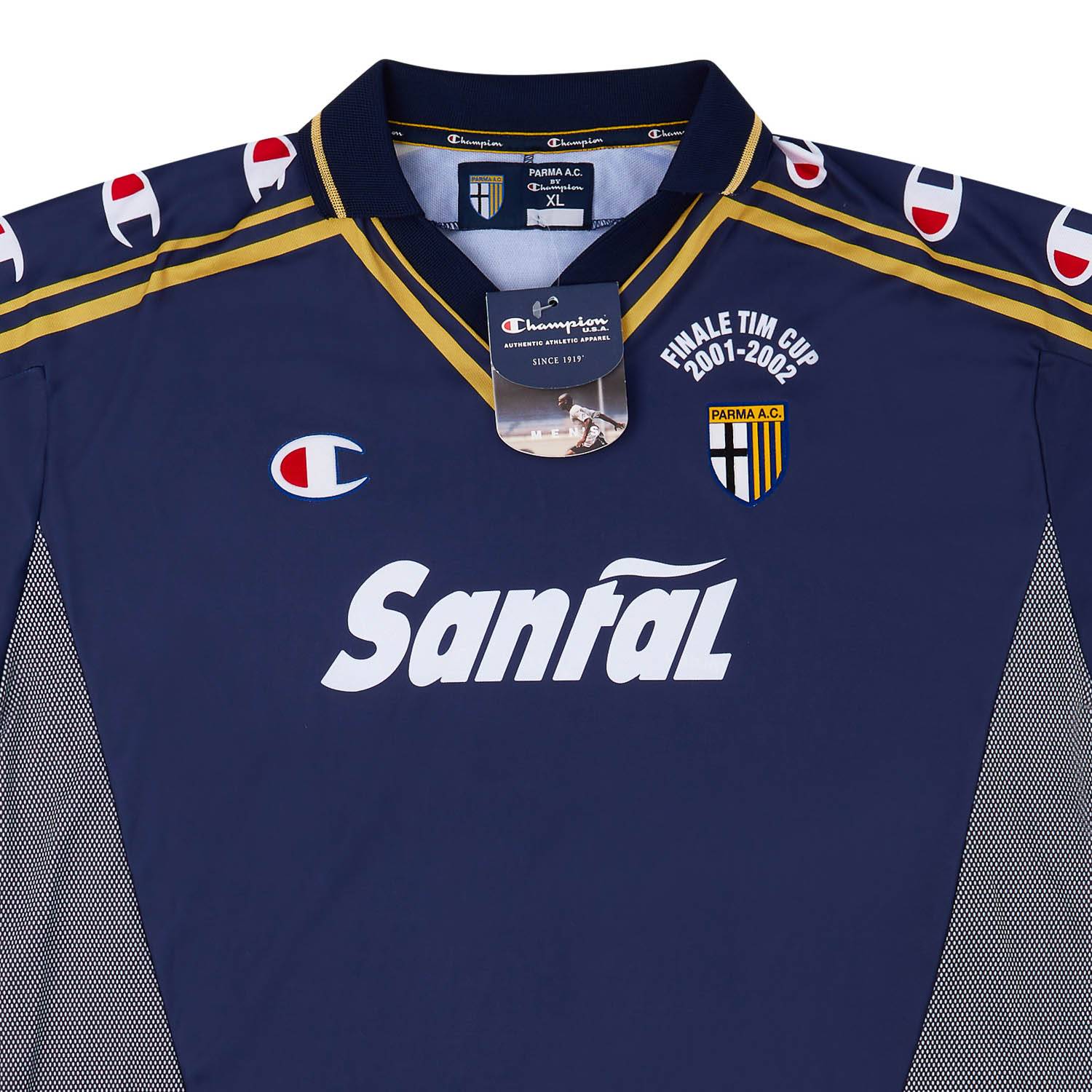 2001-02 Parma 'Signed' Coppa Italia Final Away Shirt *New w