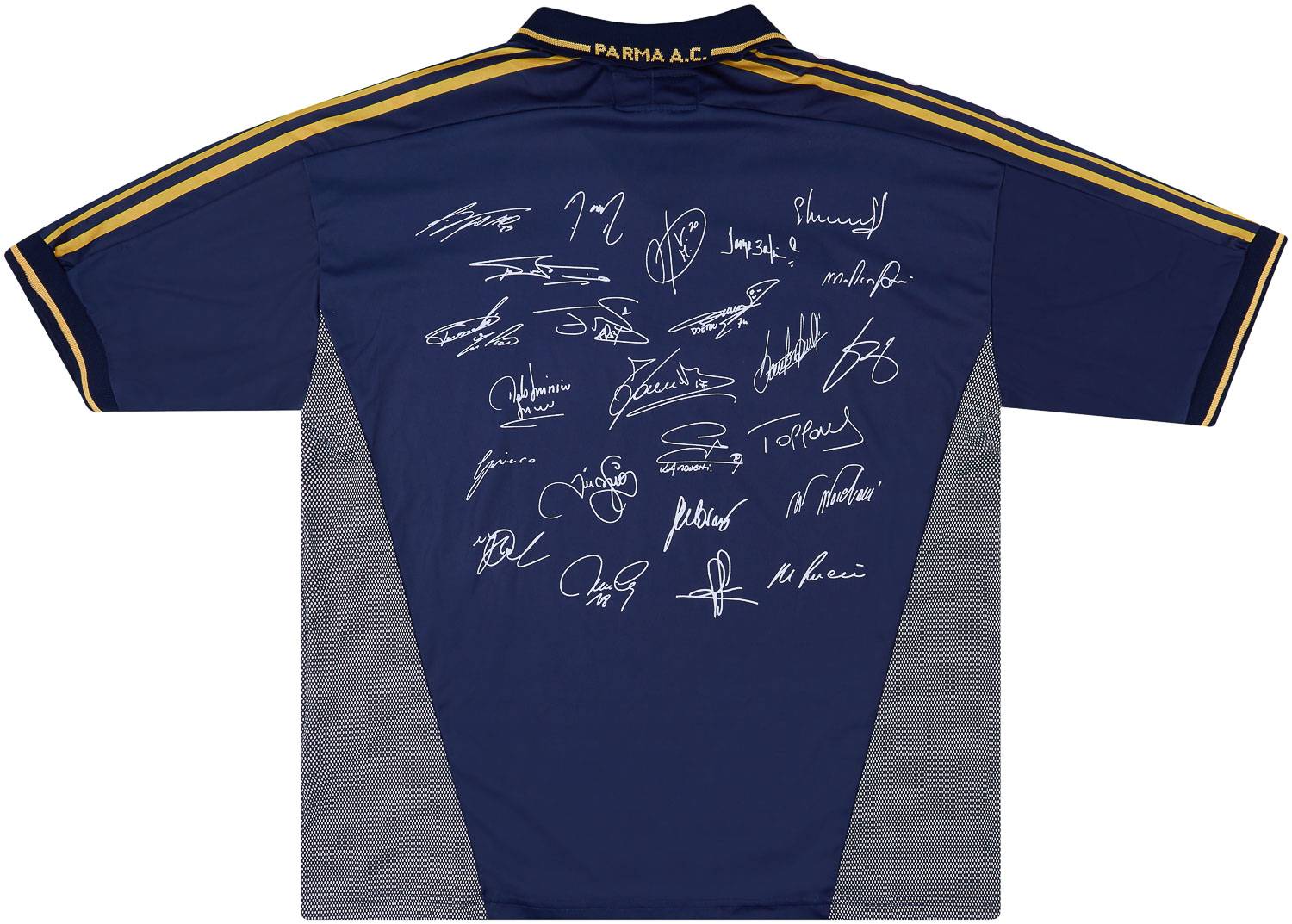 2001-02 Parma 'Signed' Coppa Italia Final Away Shirt *New w