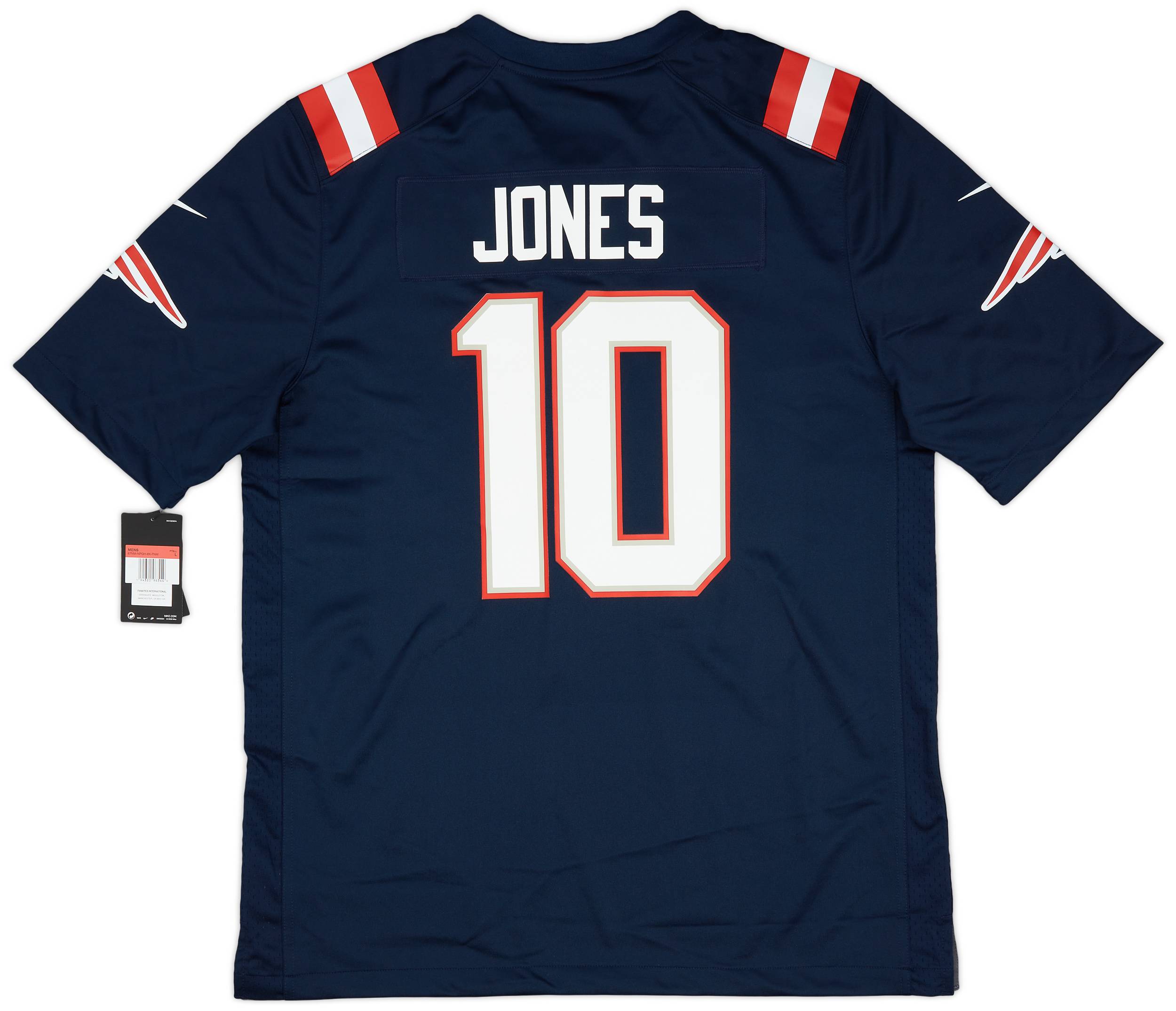 独特の上品 2021-23 (L) Jersey Home Game Nike #10 Jones Patriots England New その他