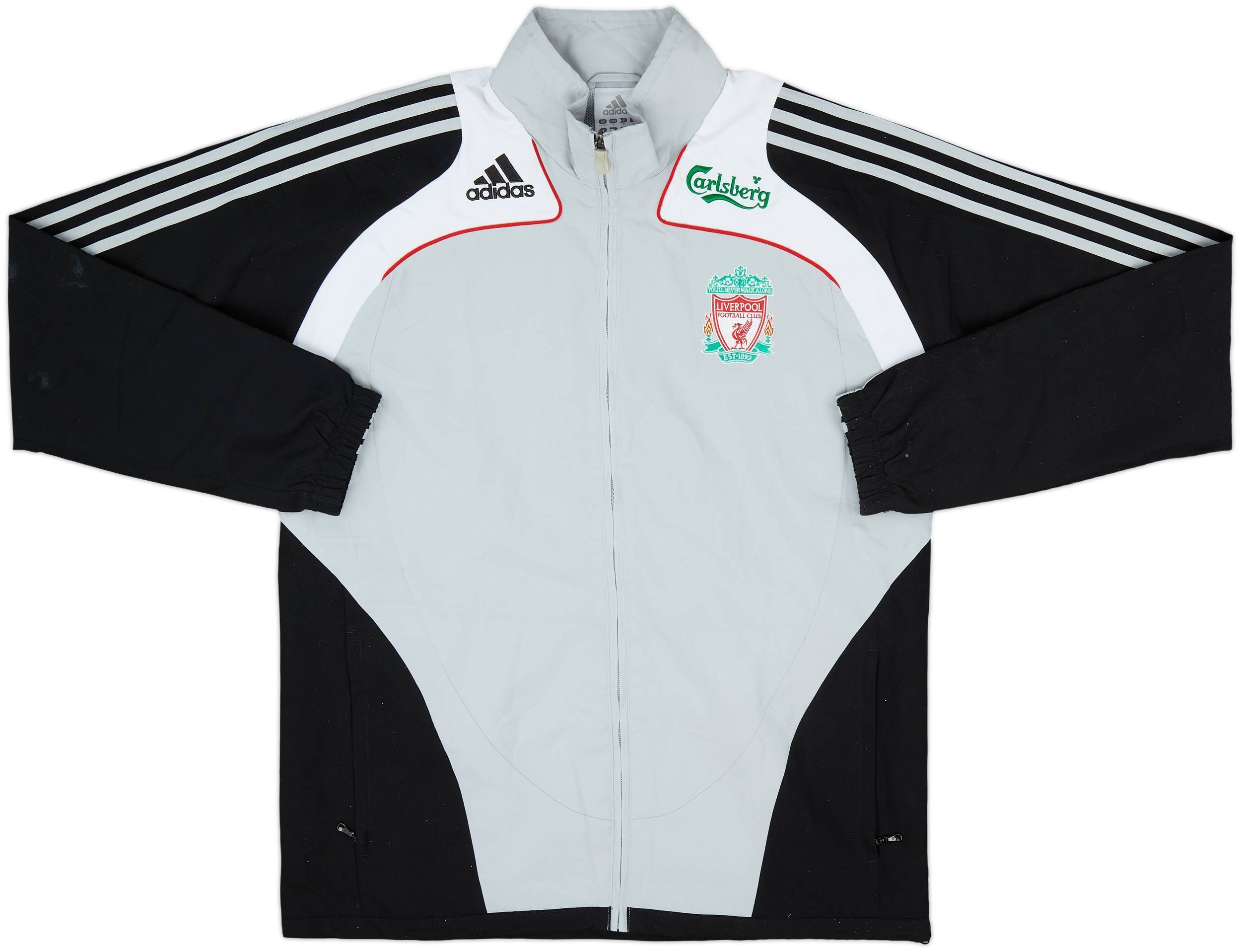 2008-09 Liverpool adidas Track Jacket - 8/10 - (M/L)