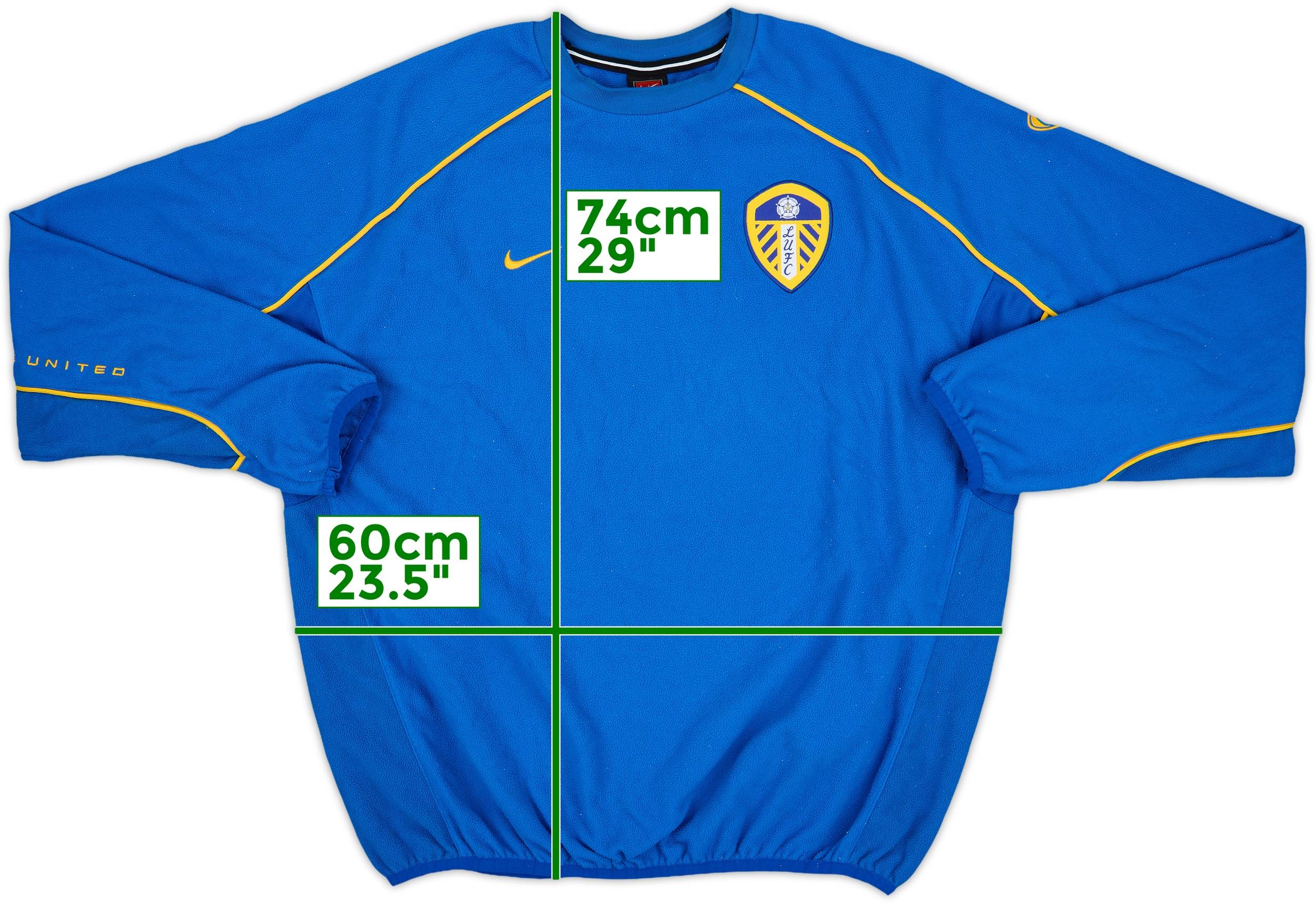 ウェア Leeds united 2001-02 Leeds Nike Fleece Top - 8/10 - (XL)