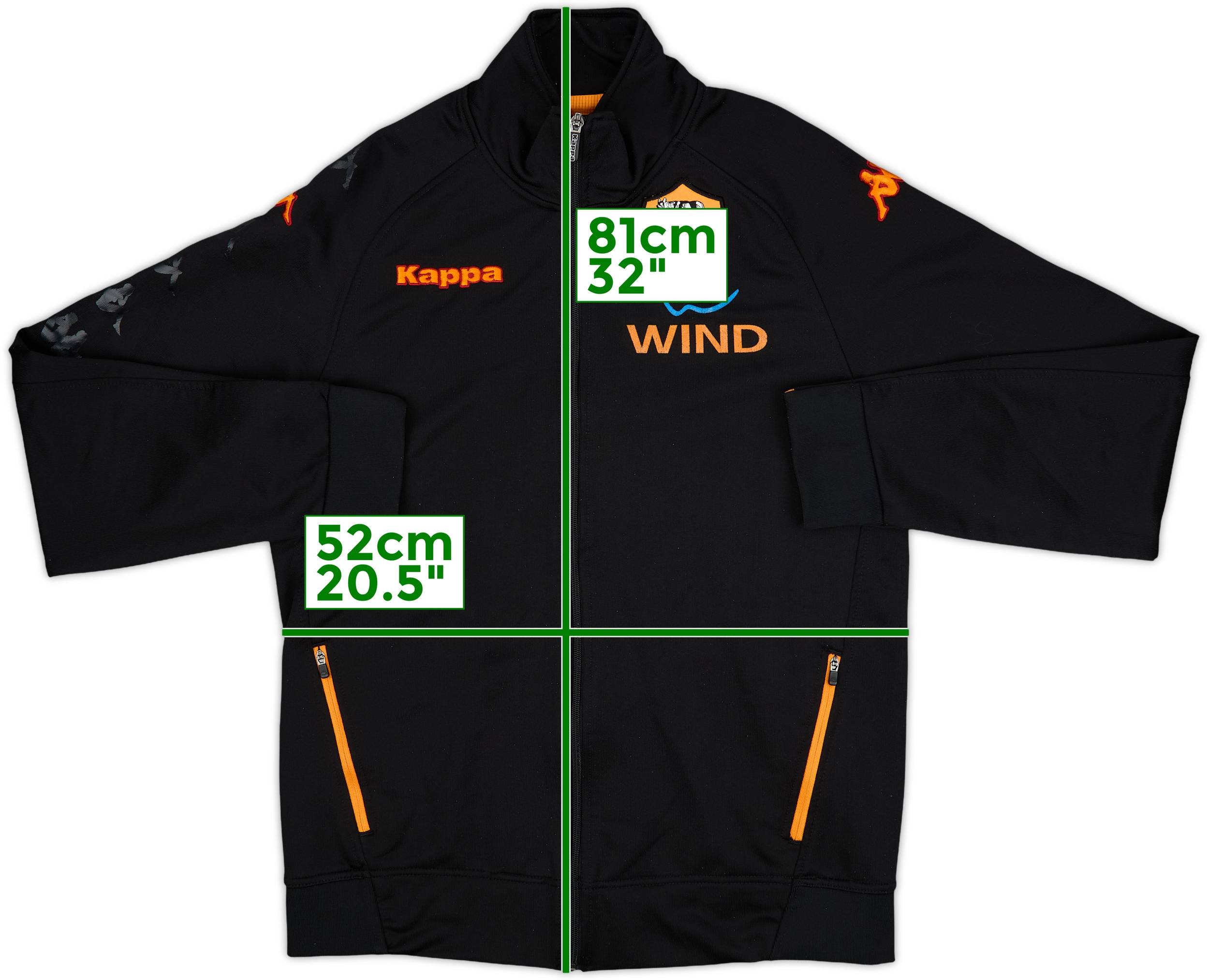2008-09 Roma Kappa Track Jacket - 7/10 - (L)