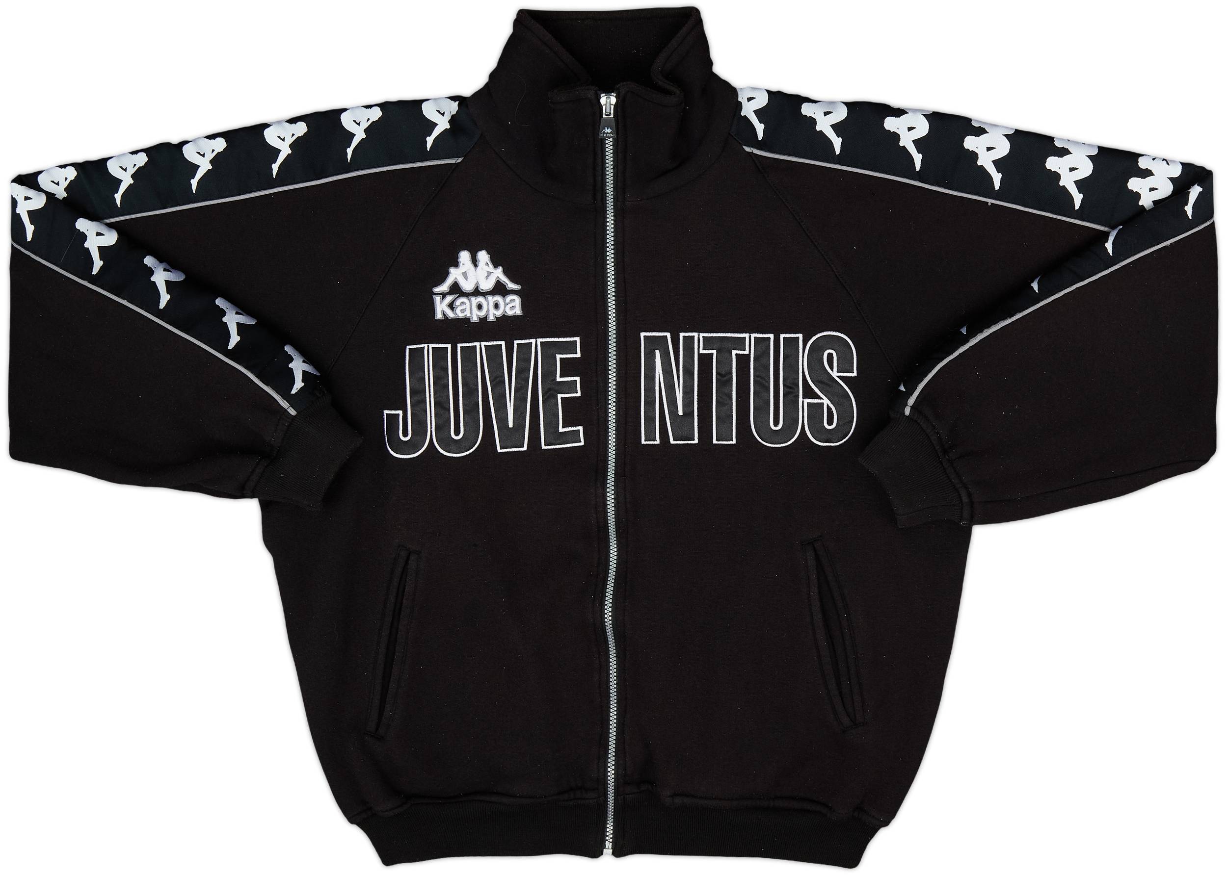 96～97”Kappa JUVENTUSビンテージ ジャージセット 黒XO 1997-98 Juventus Kappa Track Jacket - 8/10 - (M)